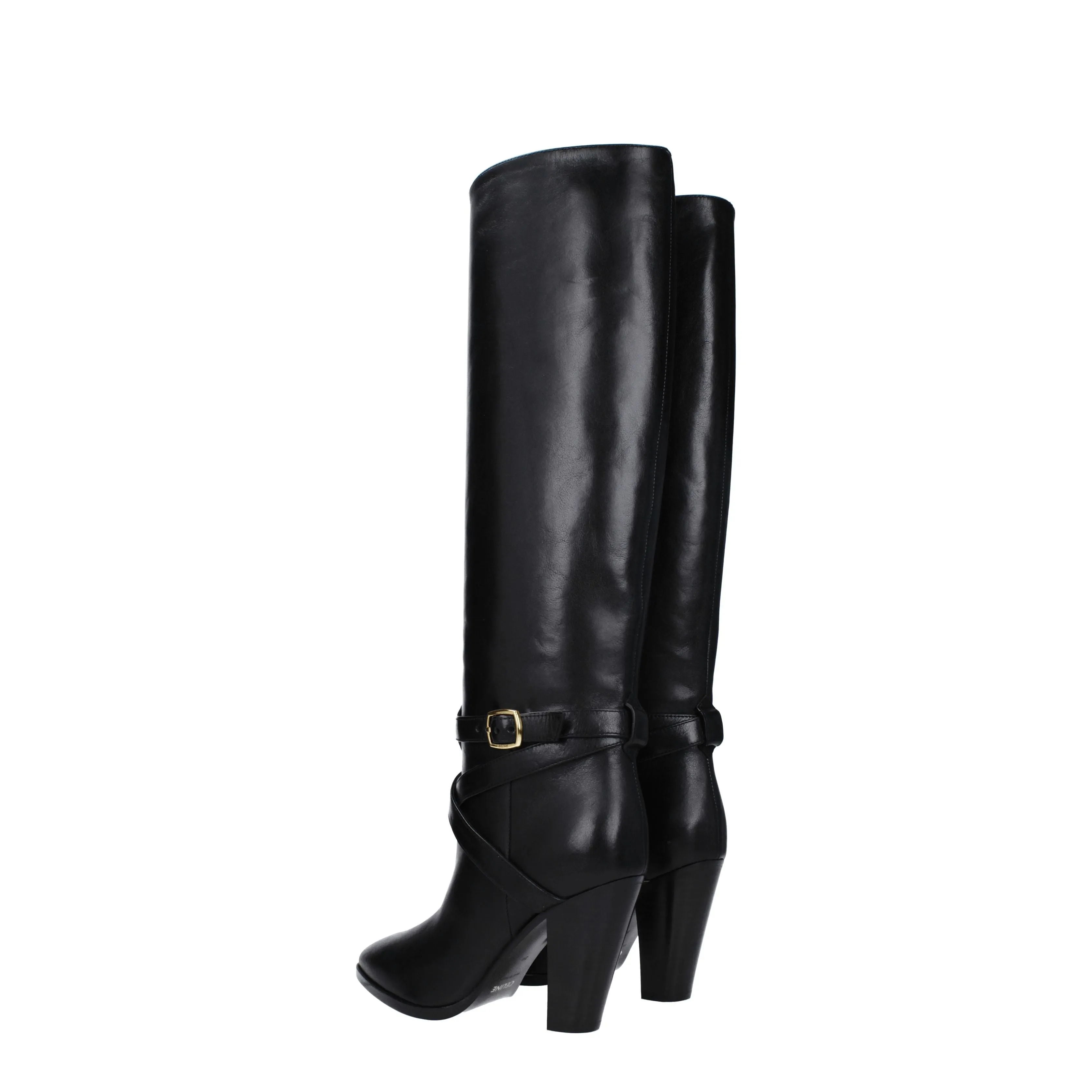 Celine Stivali Wiltern Donna Pelle Nero