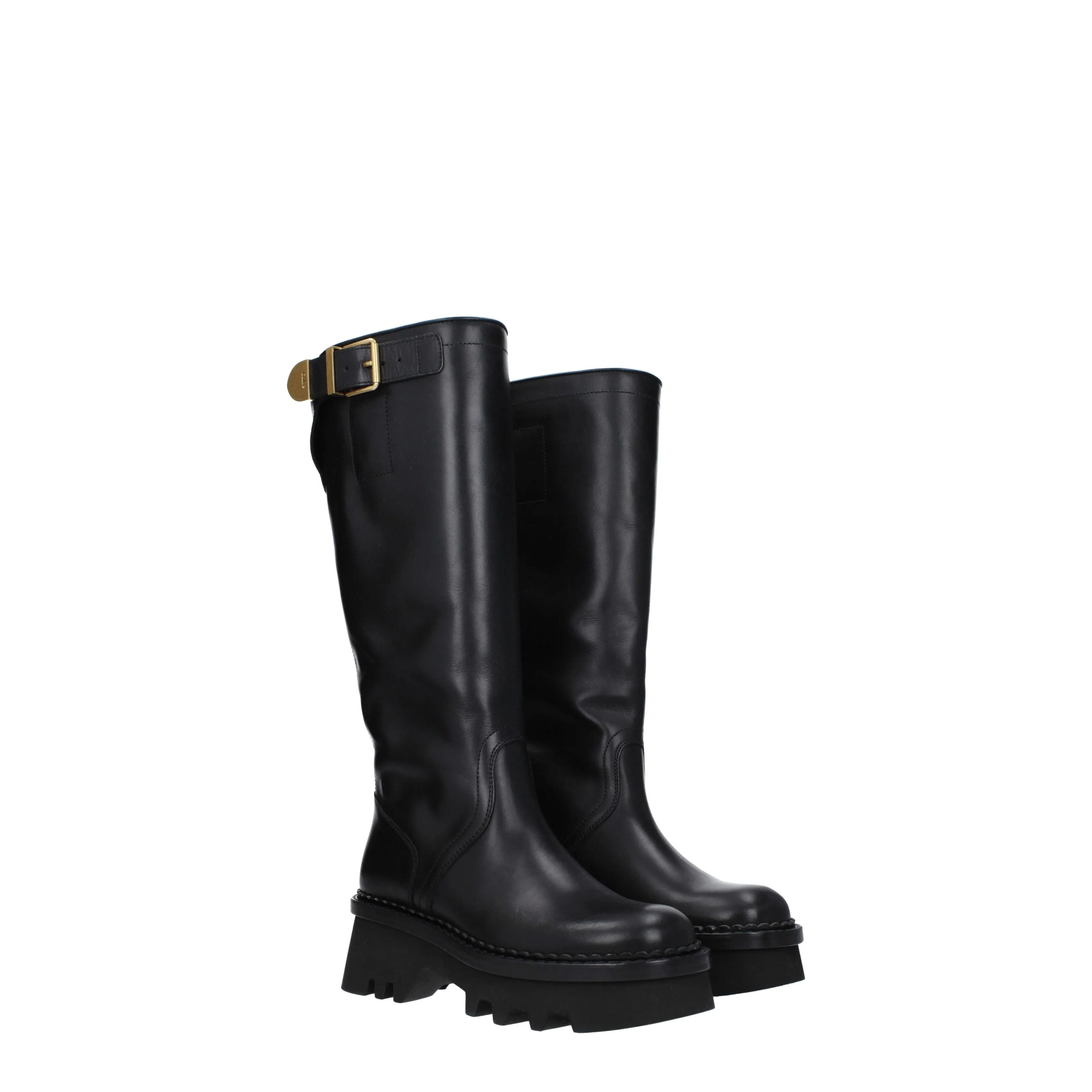 Chloé Stivali Donna Pelle Nero