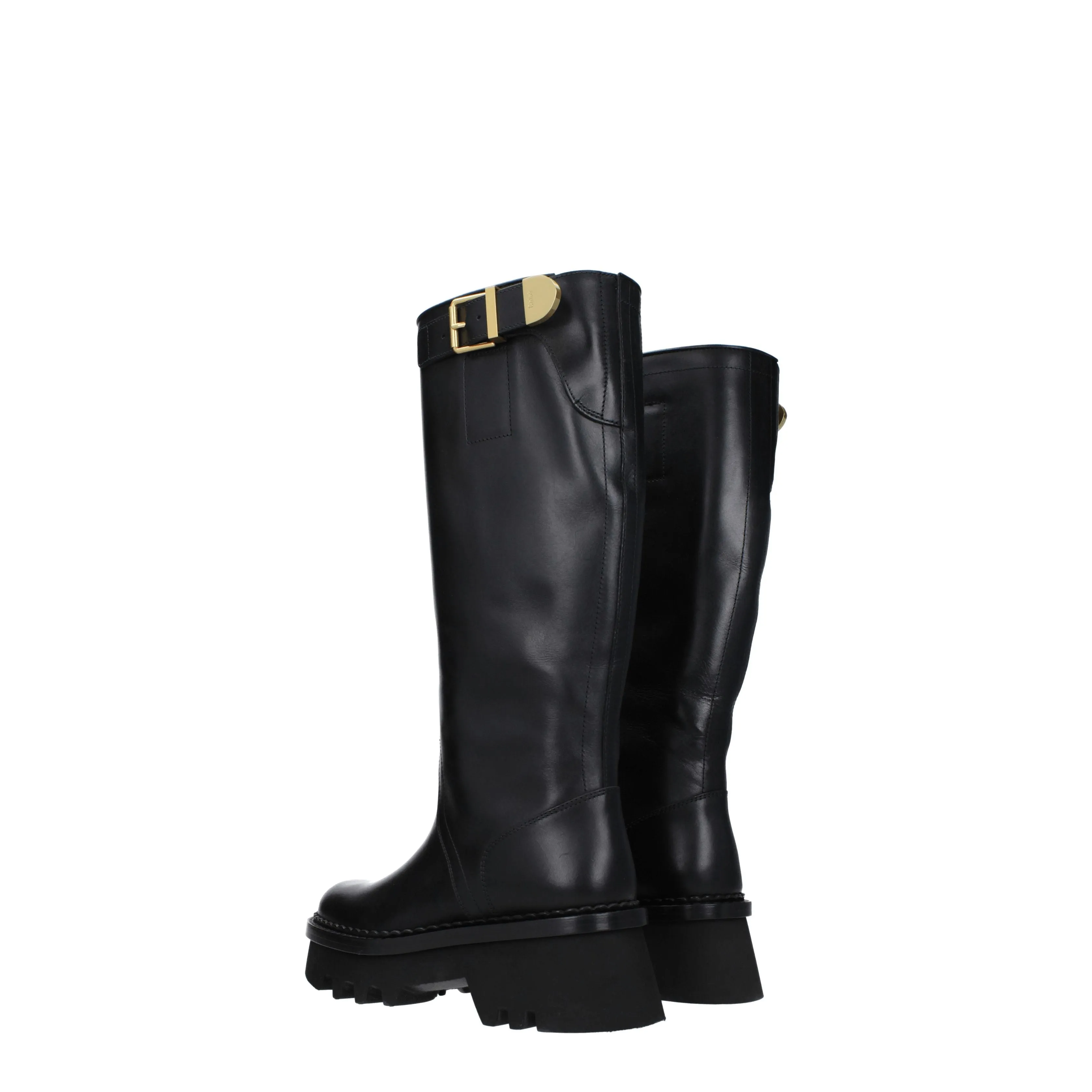 Chloé Stivali Donna Pelle Nero