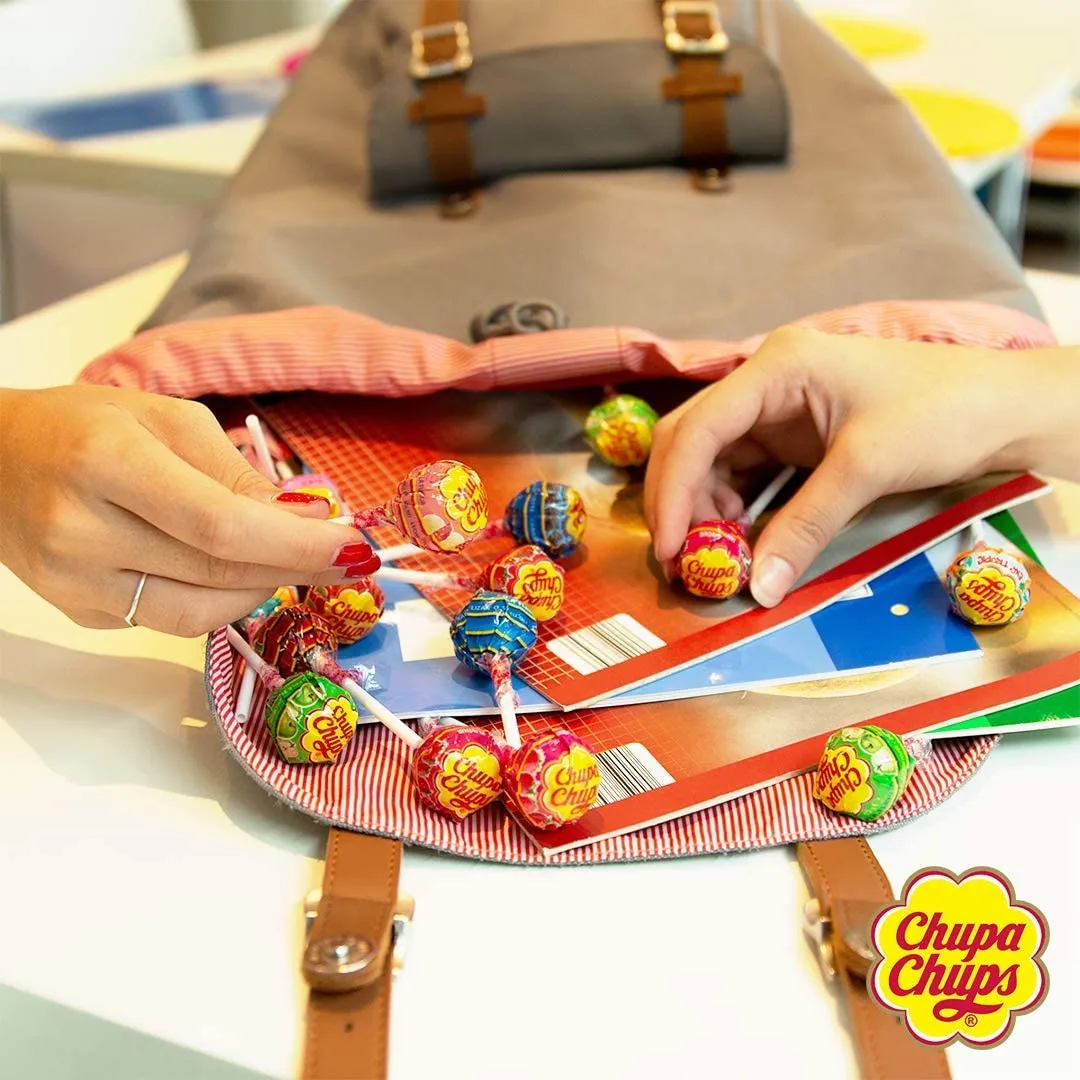 Chupa Chups Margherita, Confezione Speciale, Gusti Assortiti Frutta e Cola, Idea Regalo per Feste e Compleanni, Ottimo per Hallo