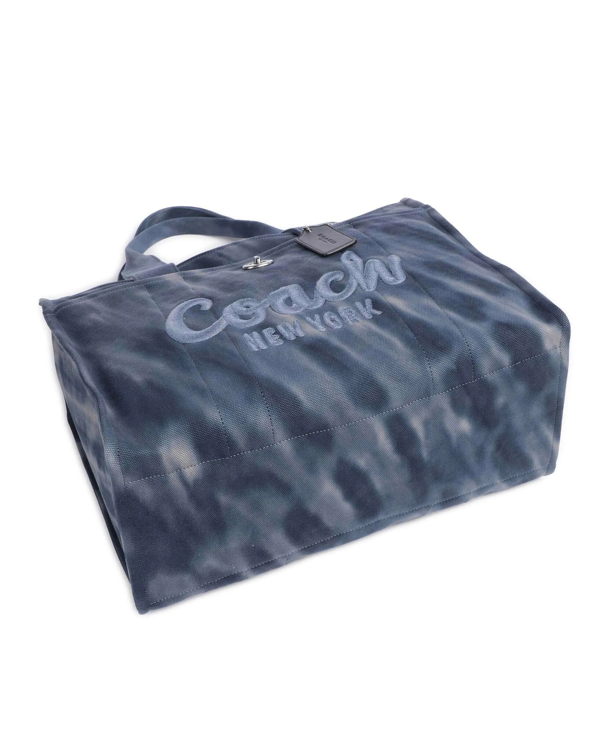  Coach Cargo 42 Borsa shopper cotone navy  
