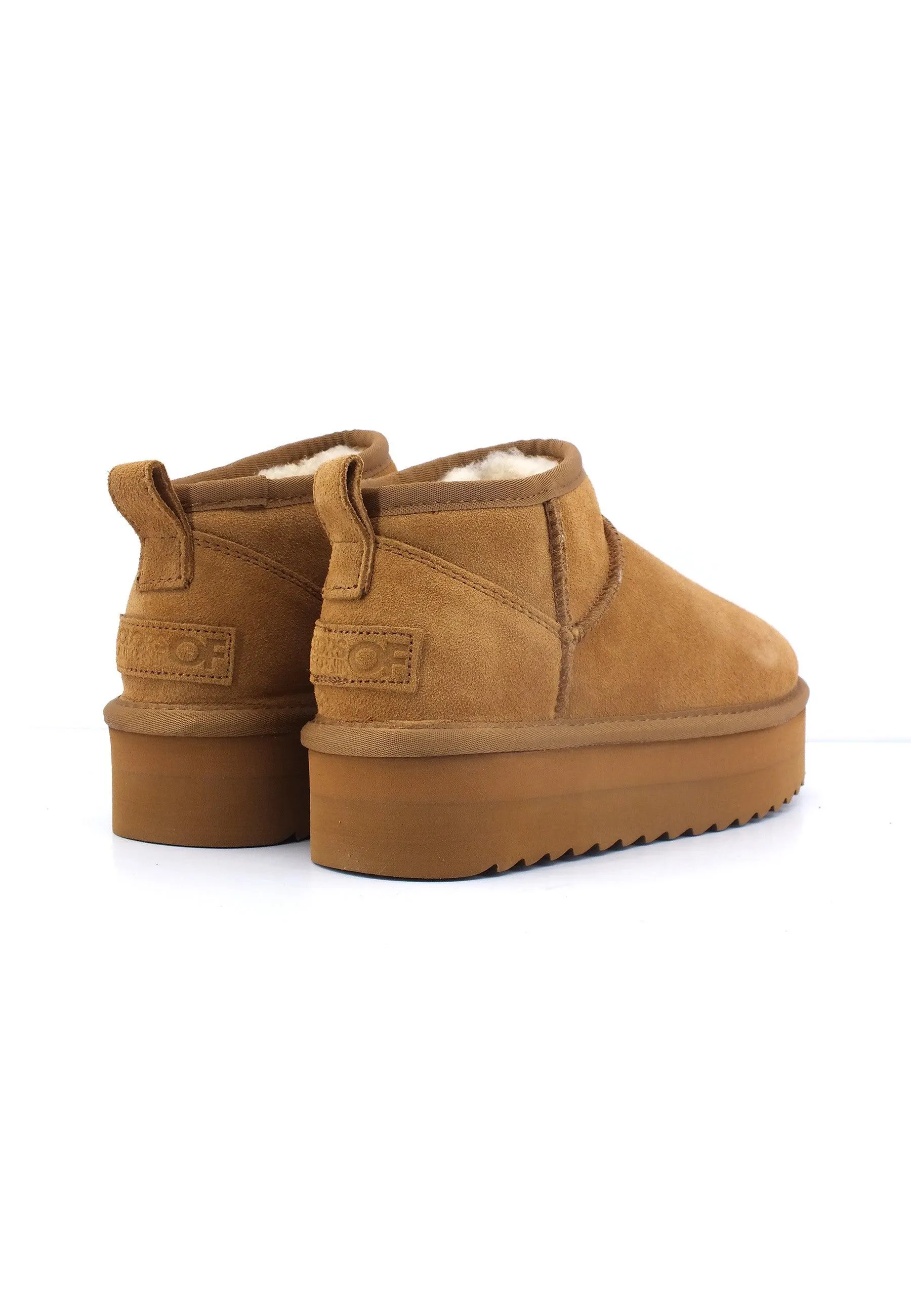 COLORS OF CALIFORNIA Stivaletto Pelo Donna Platform Tan HC.YWPLA01