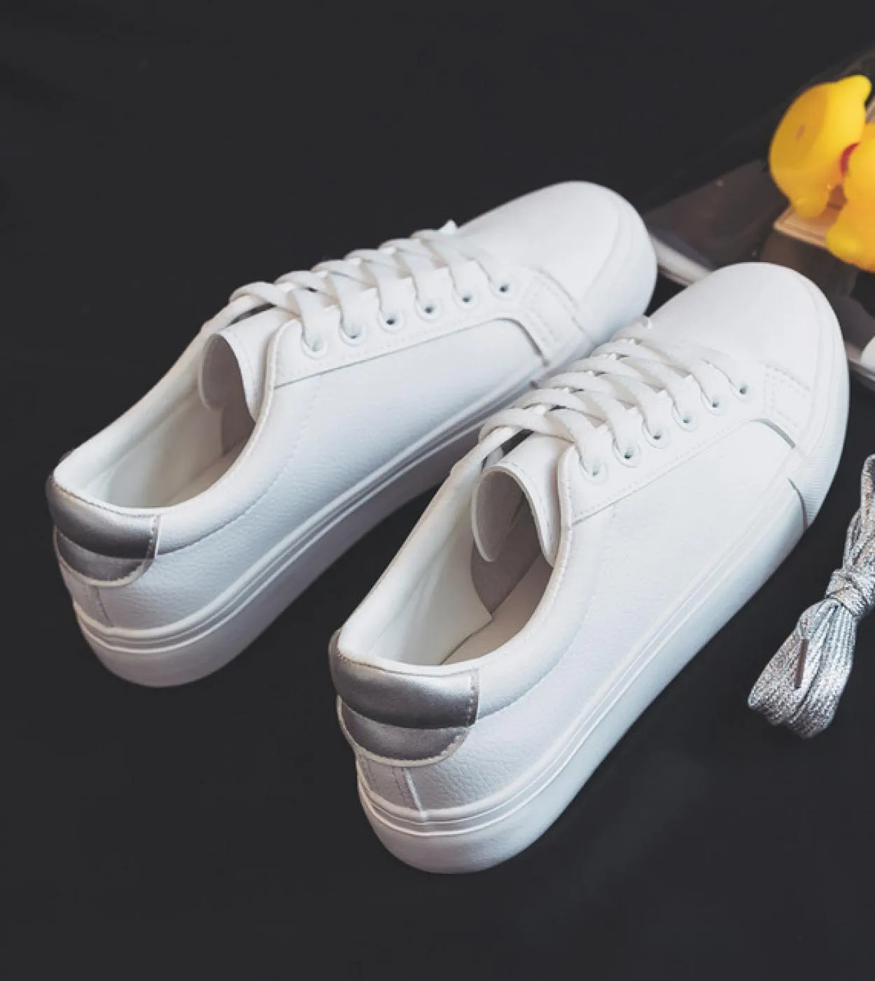 Comemore 2022 Fashion Ladies Flat Sports Vulcanized Shoes Lady Spring New Casual White Women Sneakers Womens Trainers F