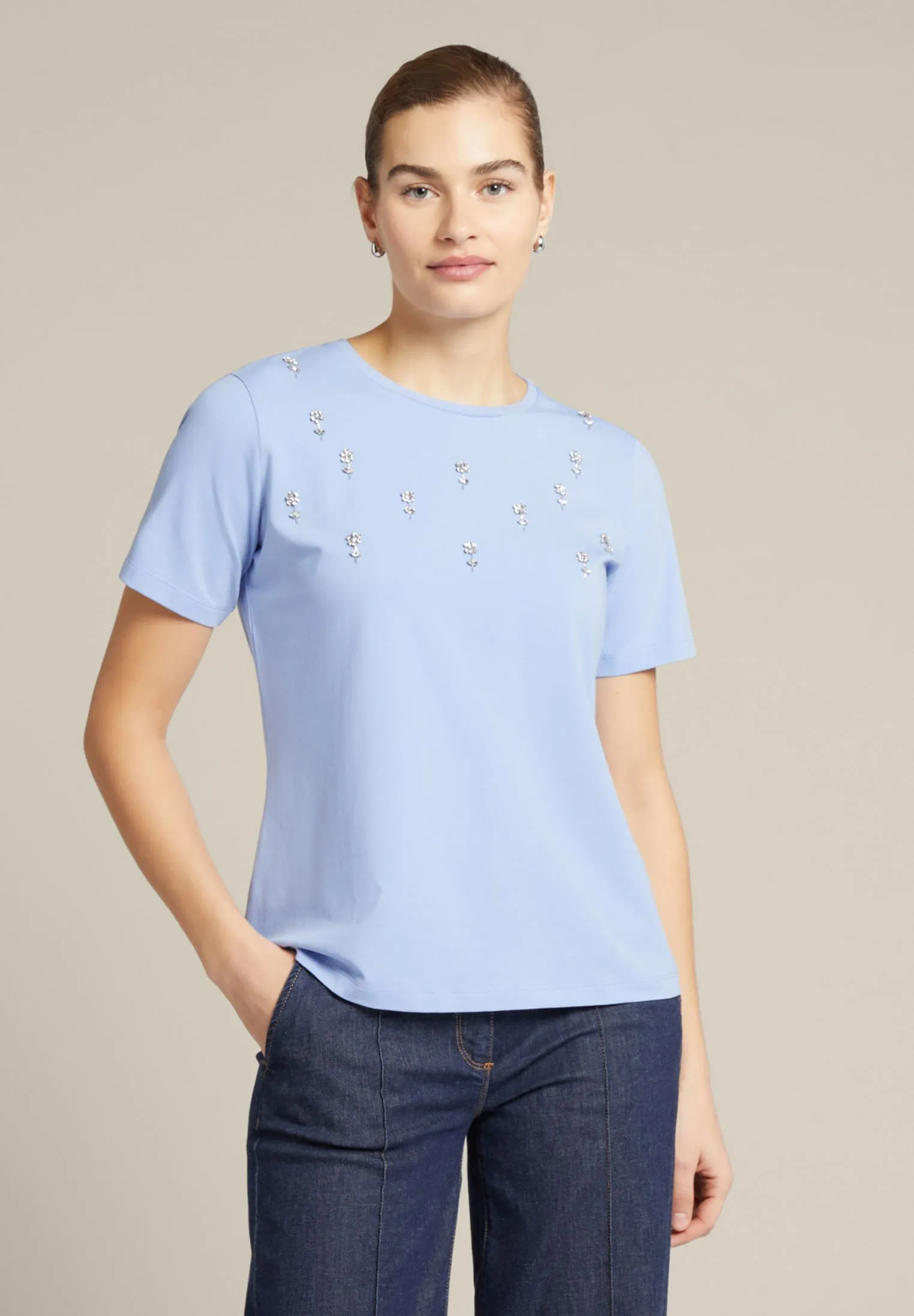 CON FLOREALE - T-shirt con stampa