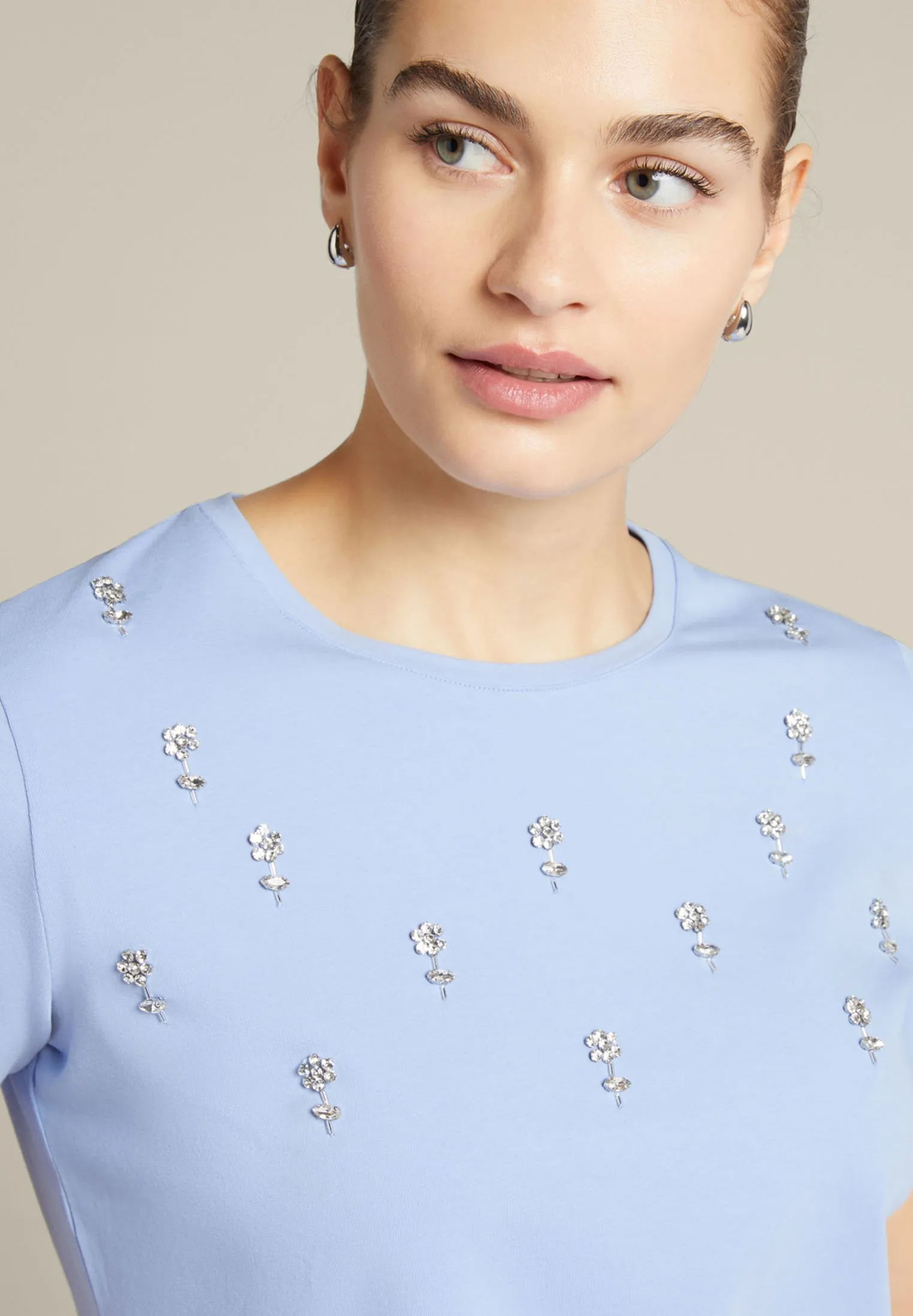 CON FLOREALE - T-shirt con stampa