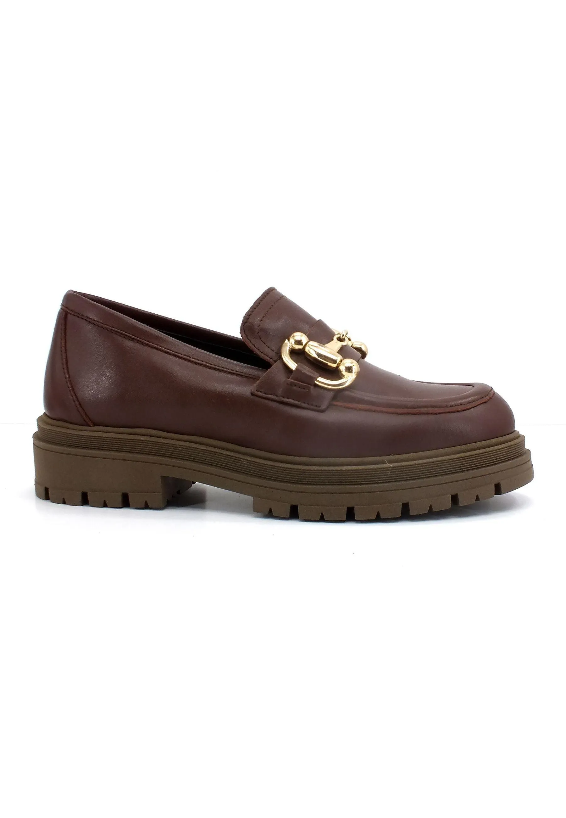 DIVINE FOLLIE Mocassino Morsetto Donna Cioccolato DF2234