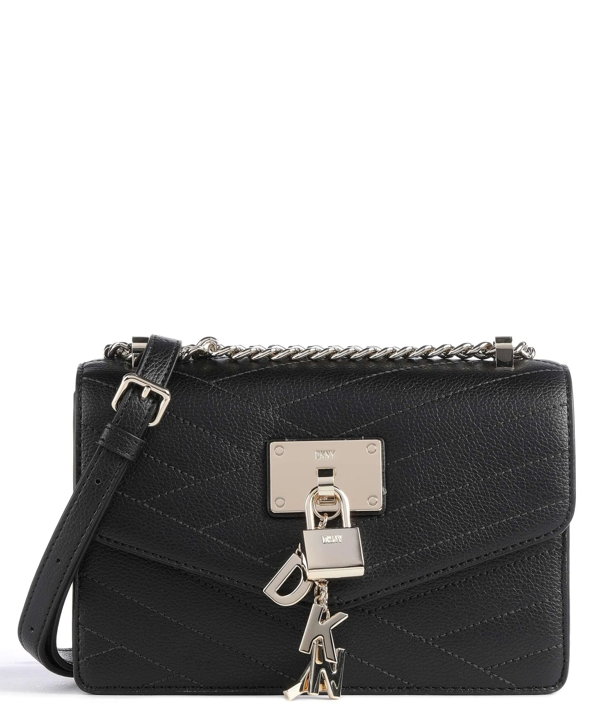  DKNY Elissa Borsa a spalla pelle sintetica nero  