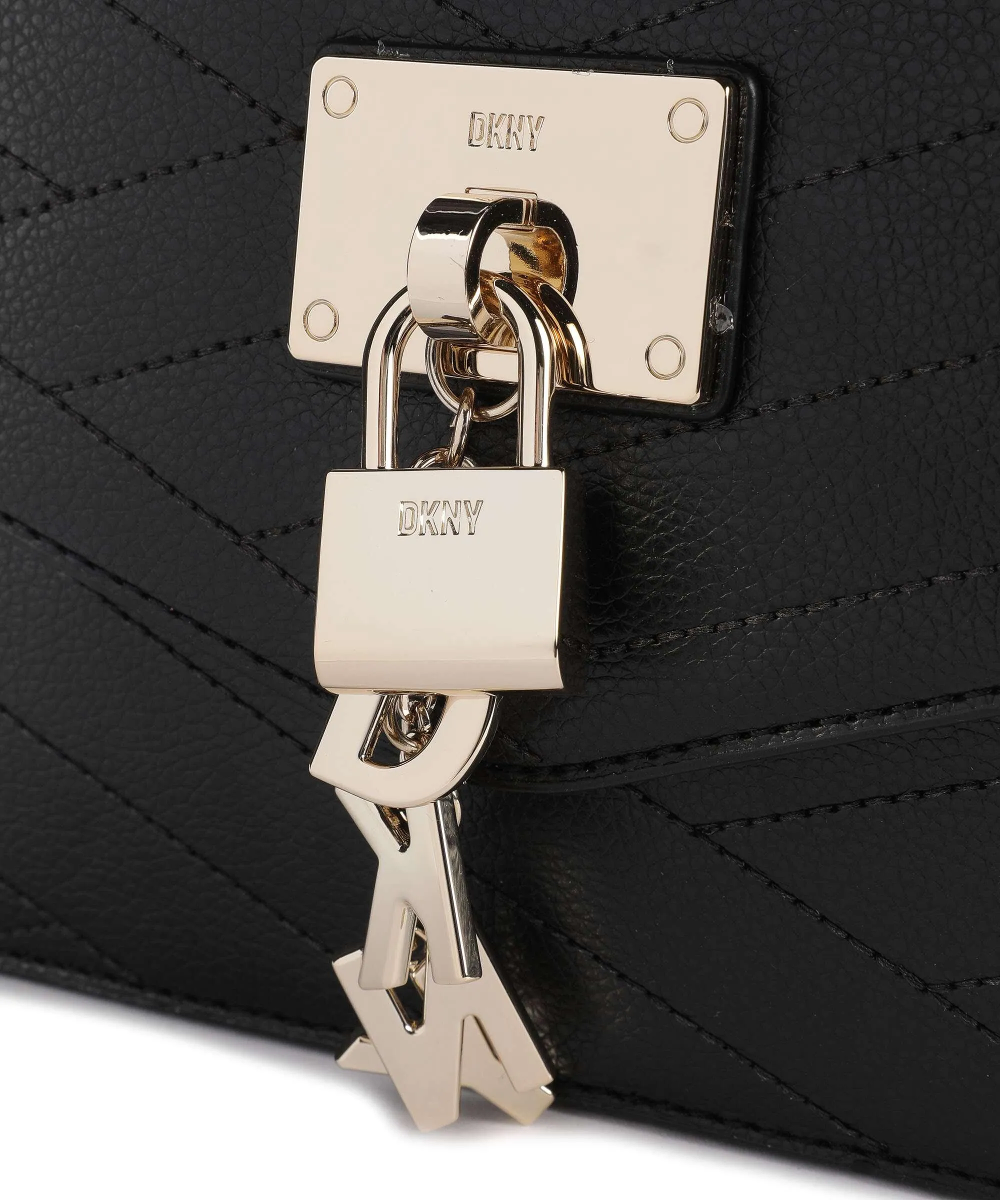  DKNY Elissa Borsa a spalla pelle sintetica nero  