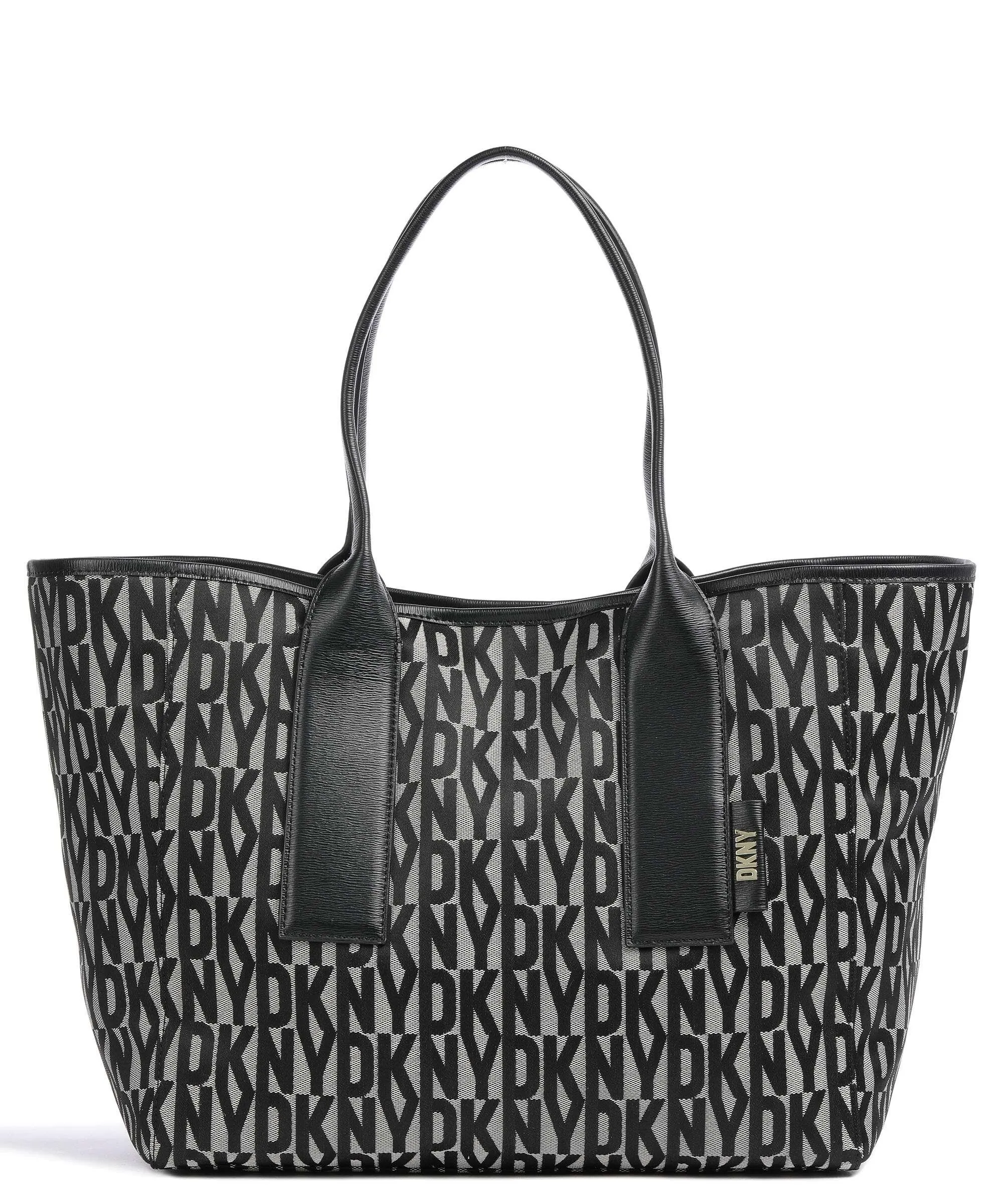  DKNY Grayson Borsa shopper poliestere bianco/nero  