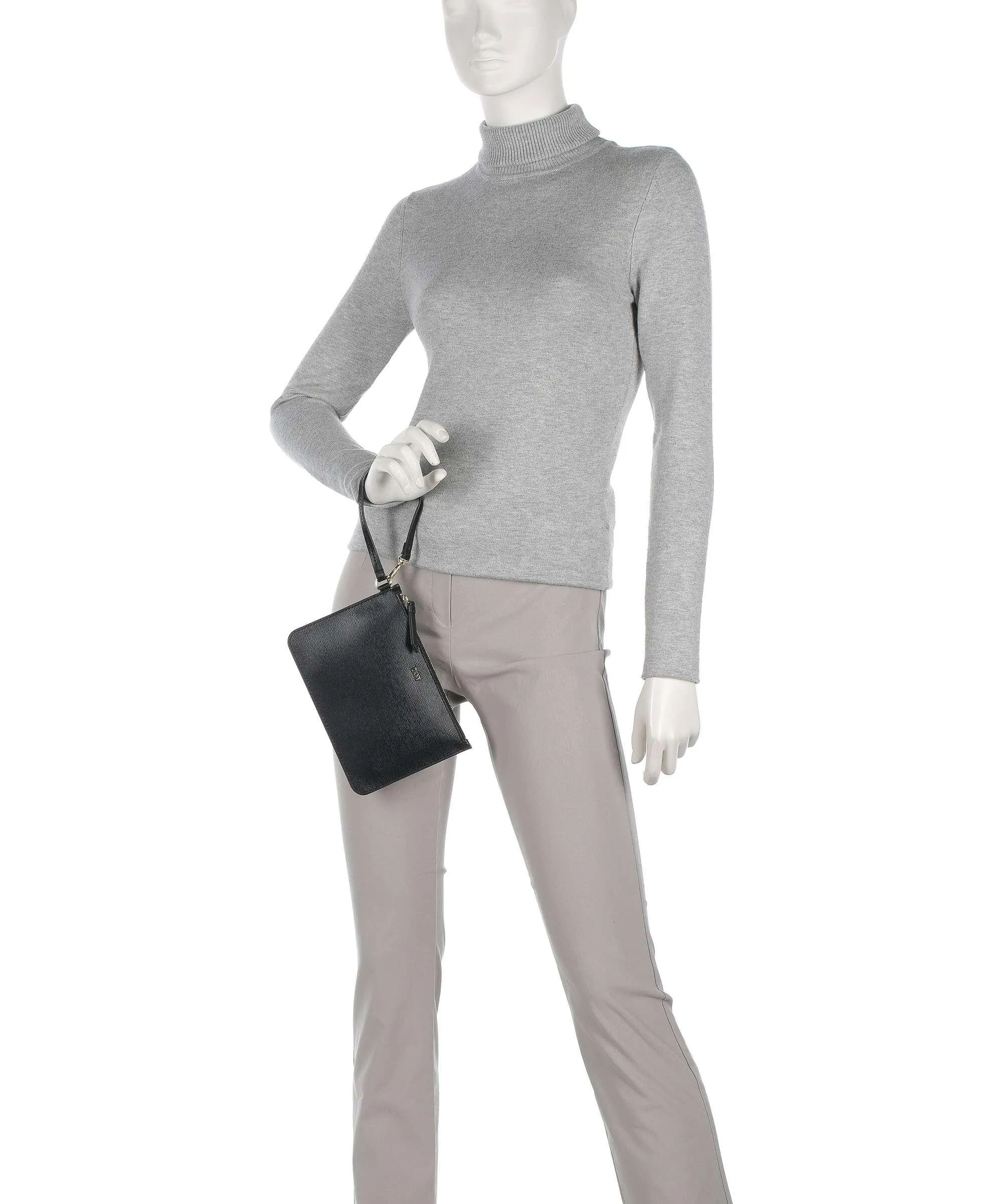 DKNY Grayson Borsa shopper poliestere bianco/nero  
