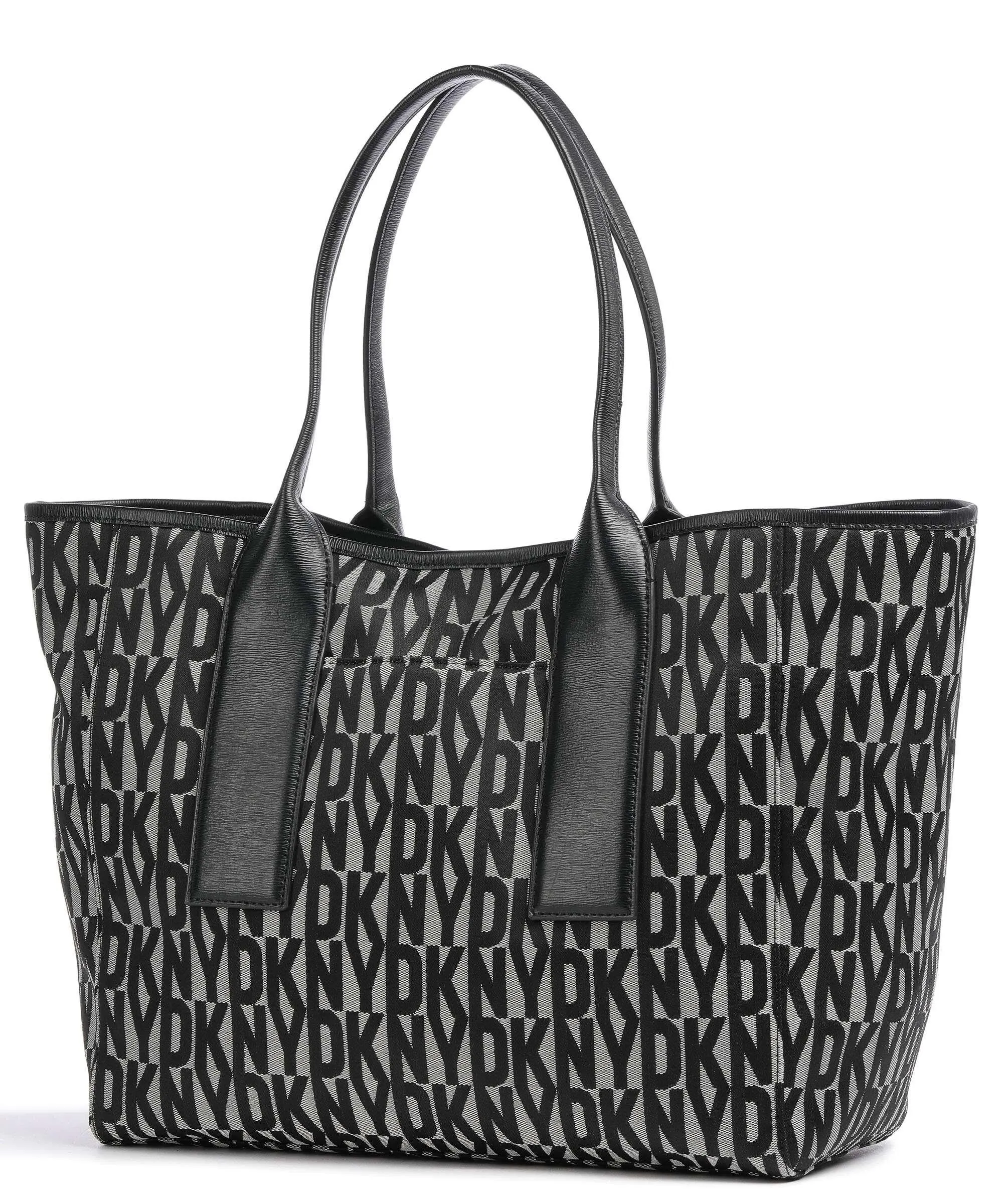  DKNY Grayson Borsa shopper poliestere bianco/nero  