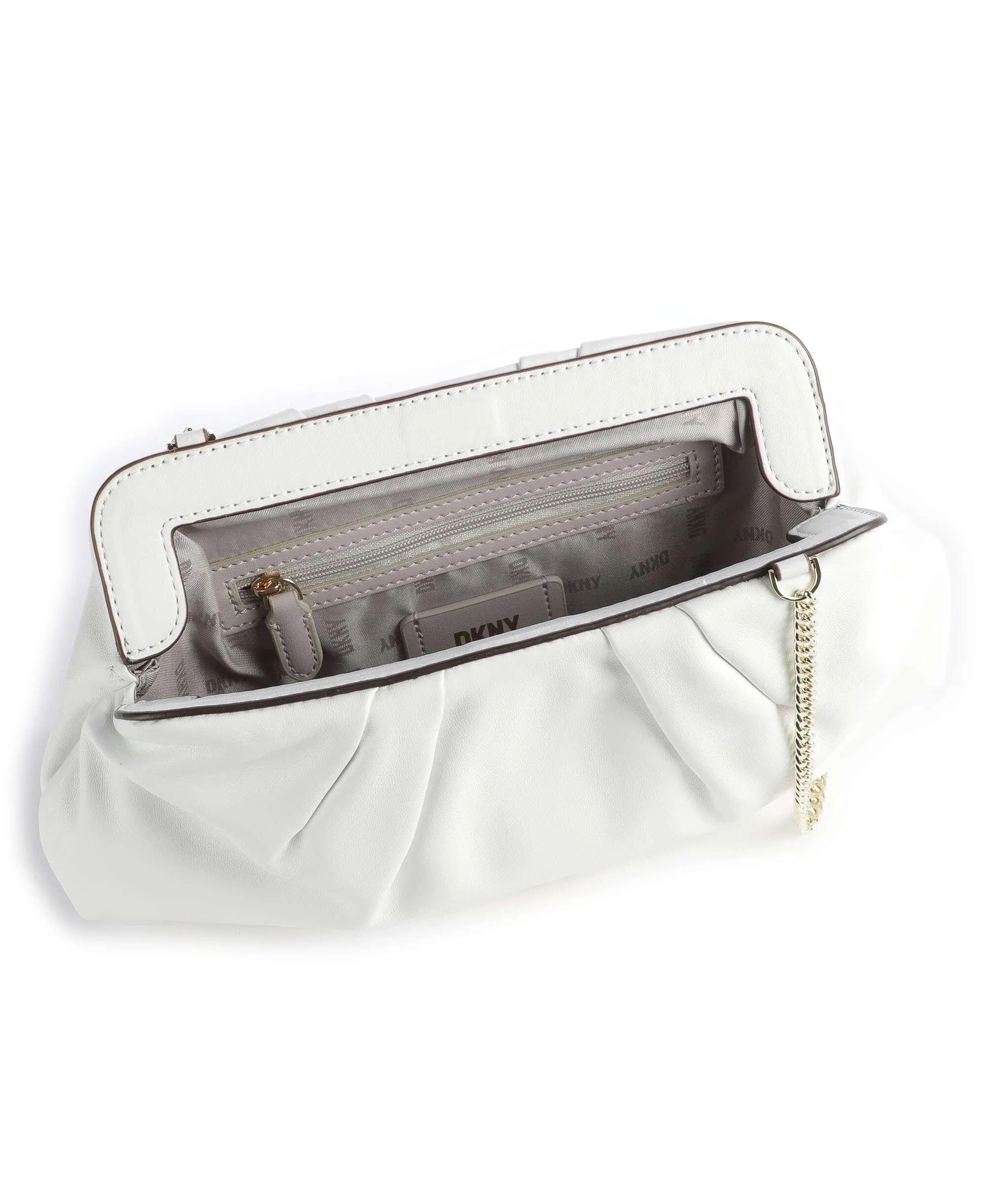  DKNY Presley Borsa a tracolla pelle sintetica bianco  