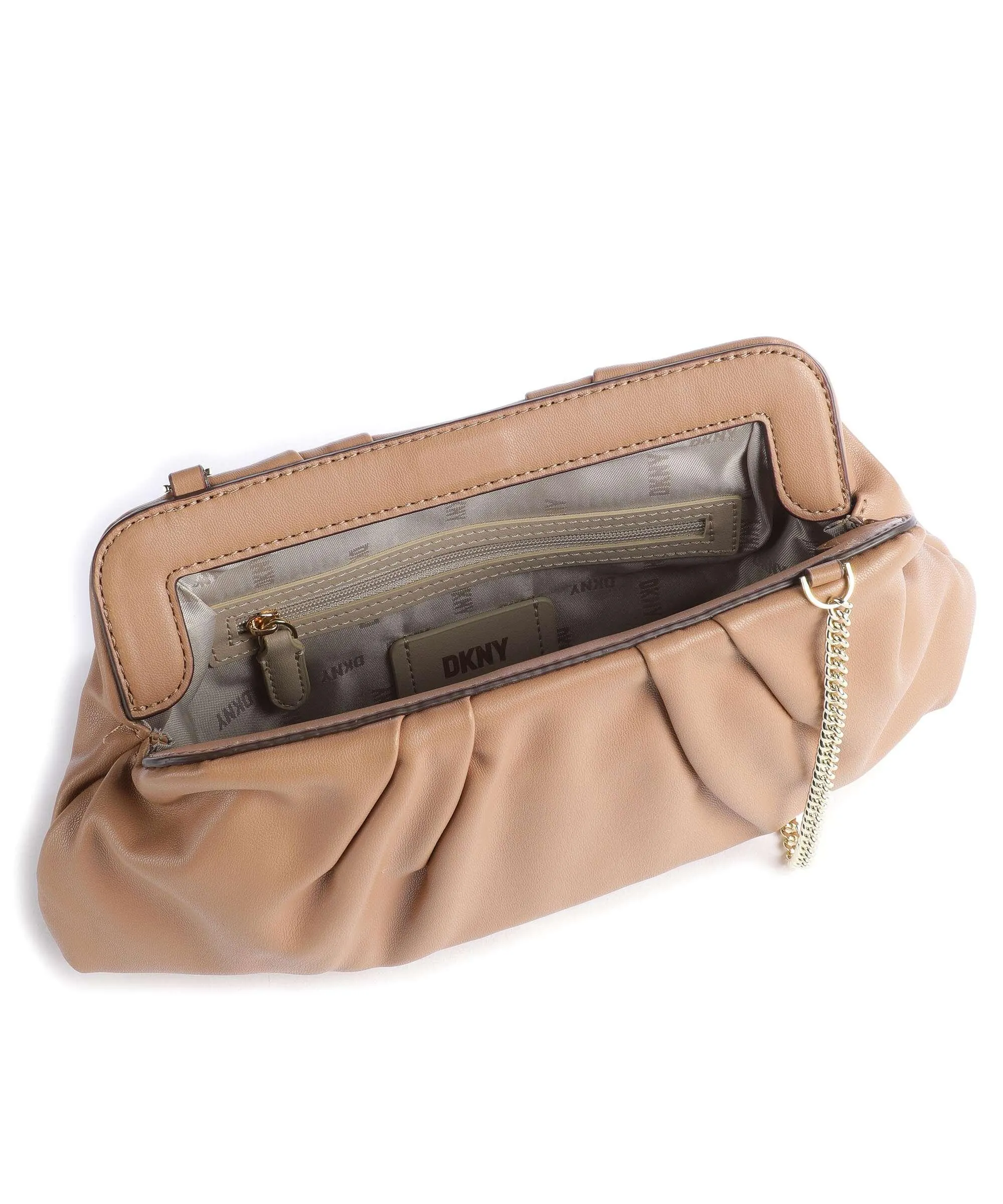  DKNY Presley Borsa a tracolla pelle sintetica marrone chiaro  