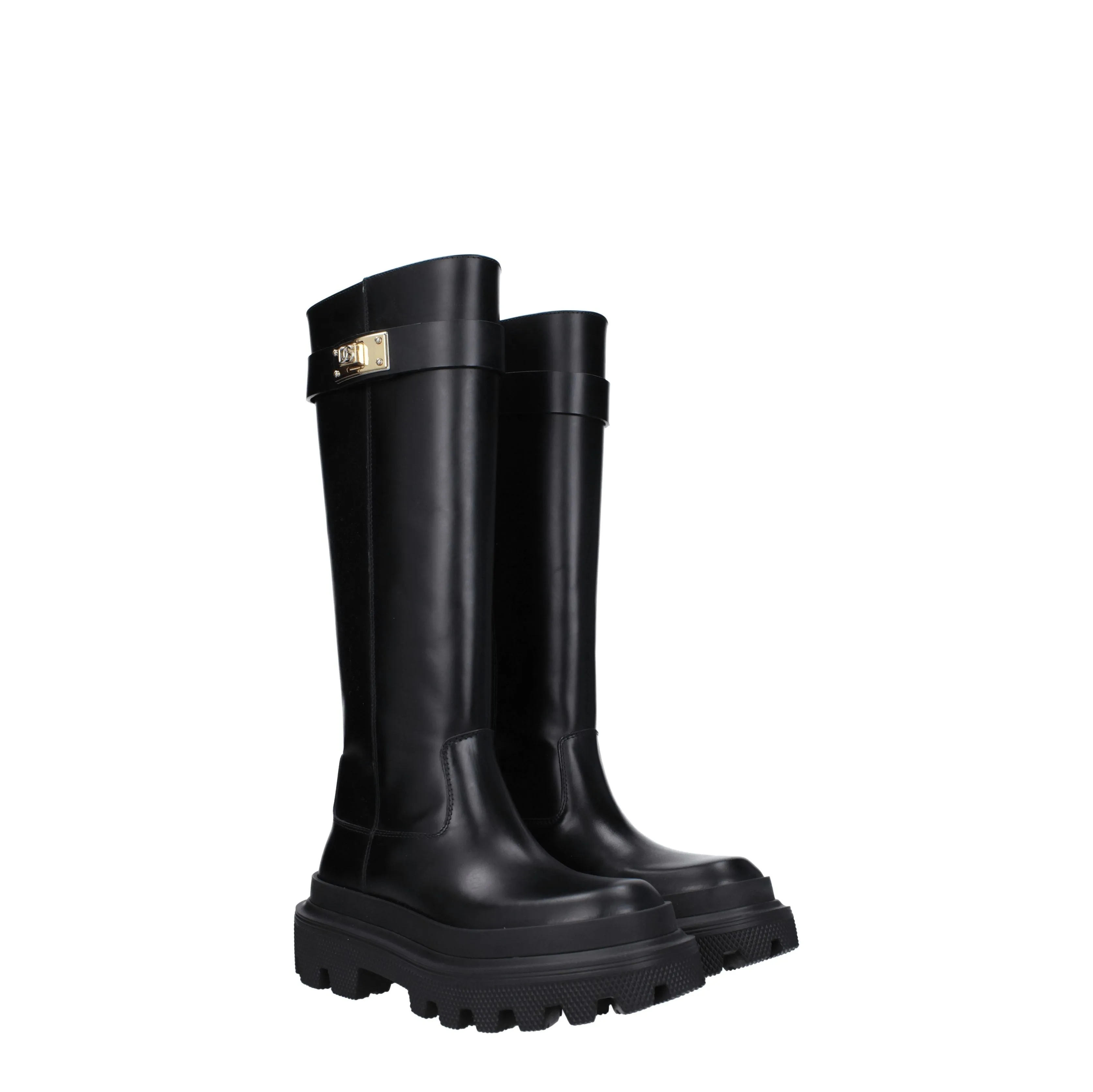 Dolce&Gabbana Stivali Donna Pelle Nero