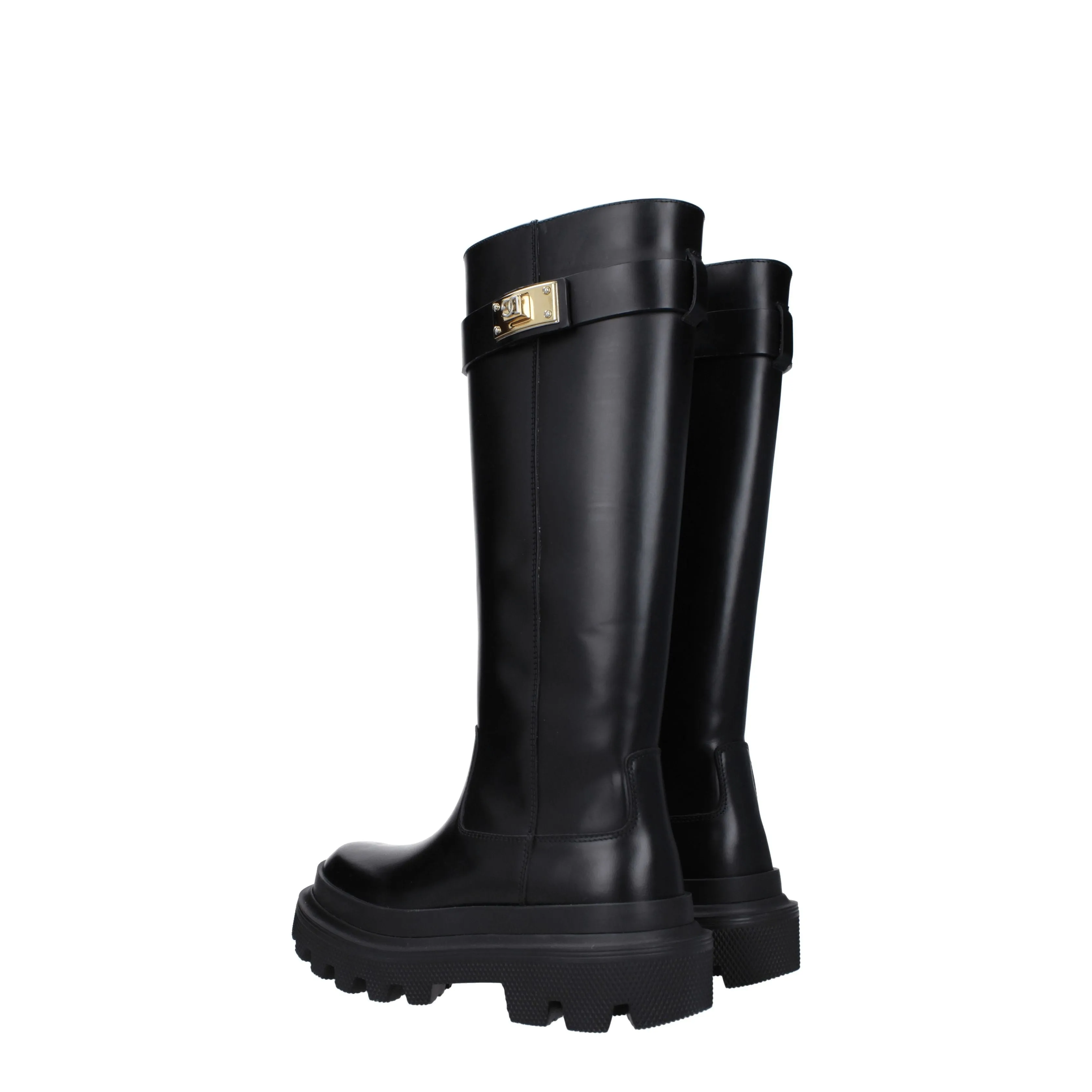 Dolce&Gabbana Stivali Donna Pelle Nero