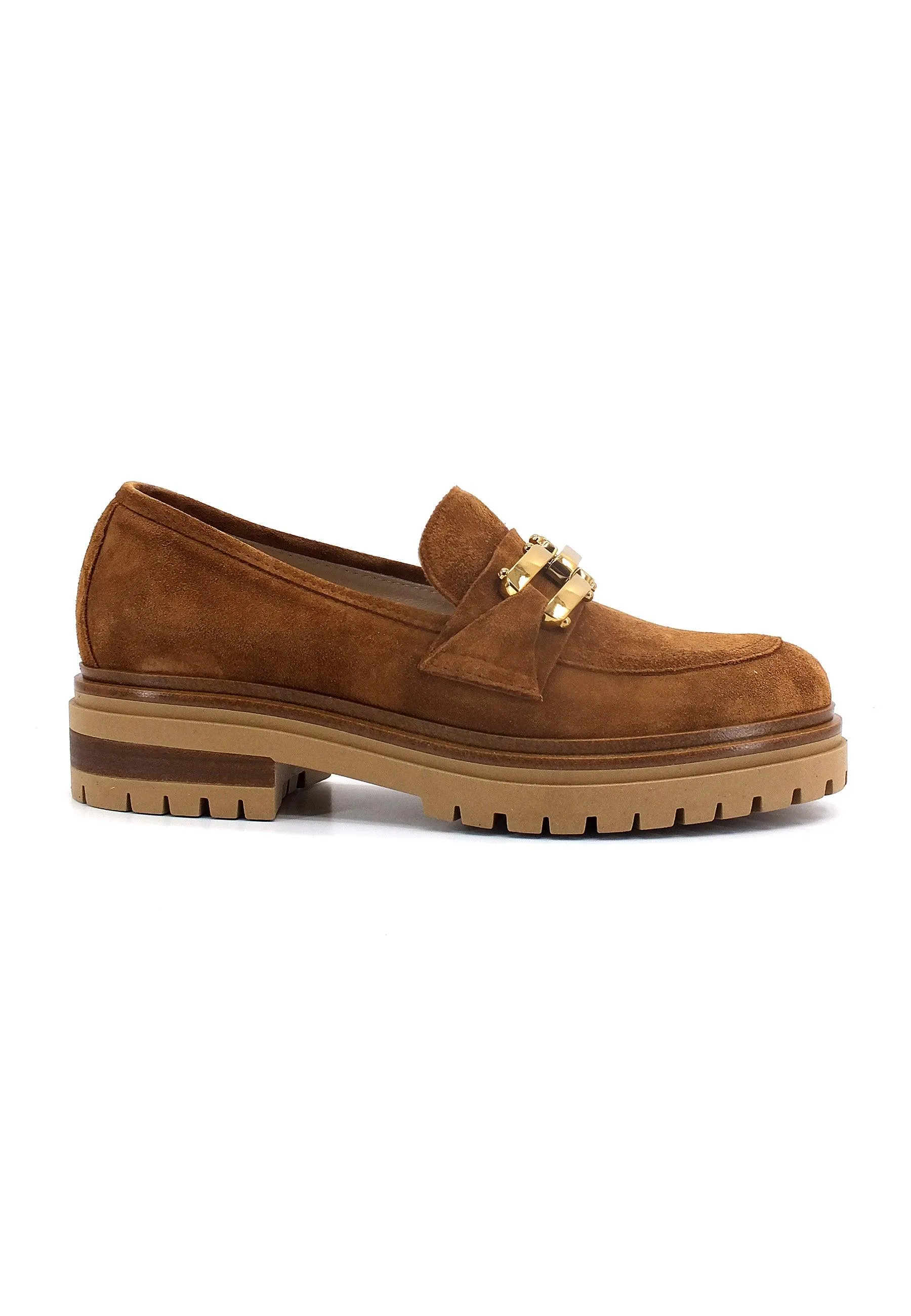 E' MIA Mocassino Morsetto Gold Donna Marrone Sella MELOGRANO