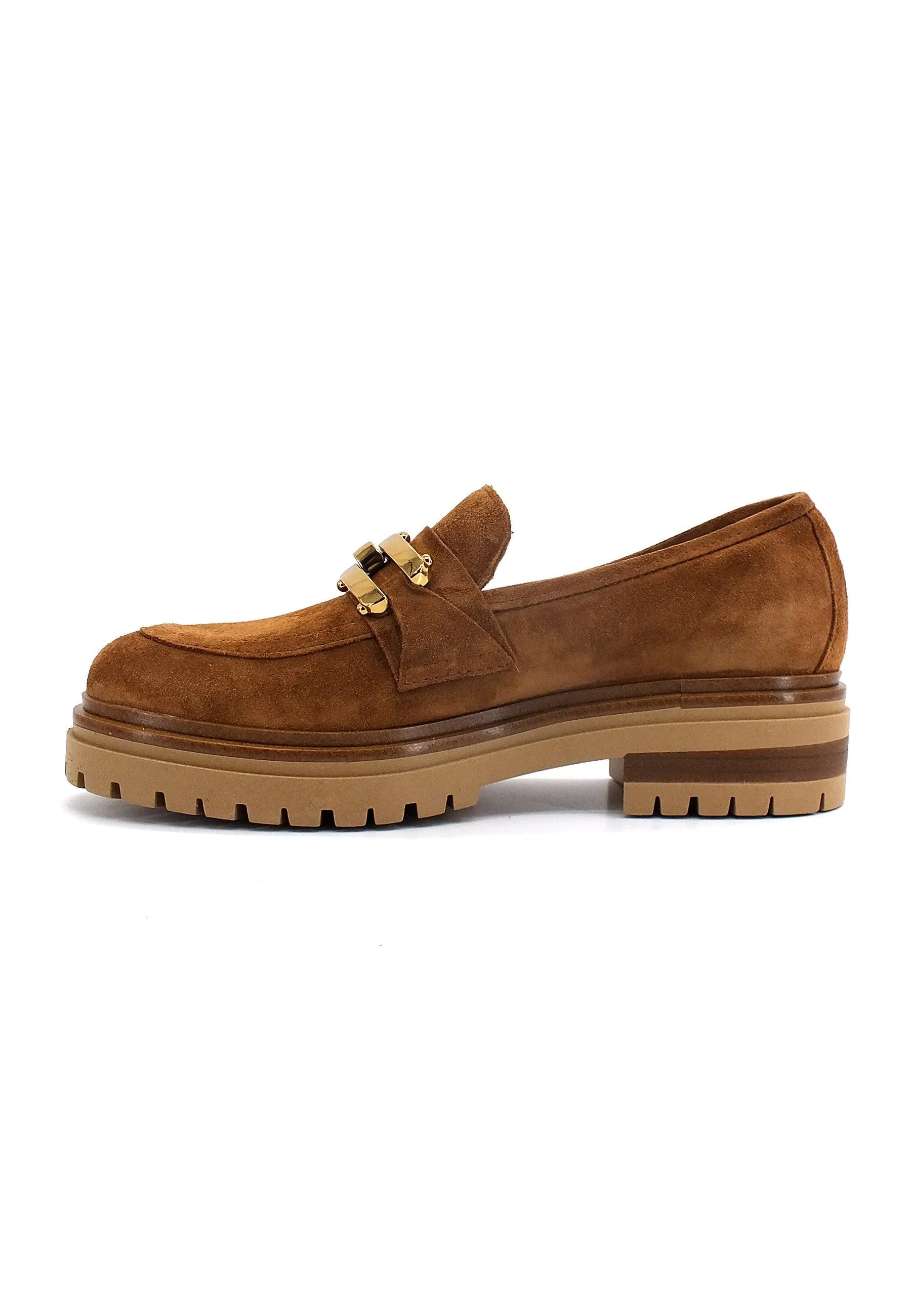 E' MIA Mocassino Morsetto Gold Donna Marrone Sella MELOGRANO