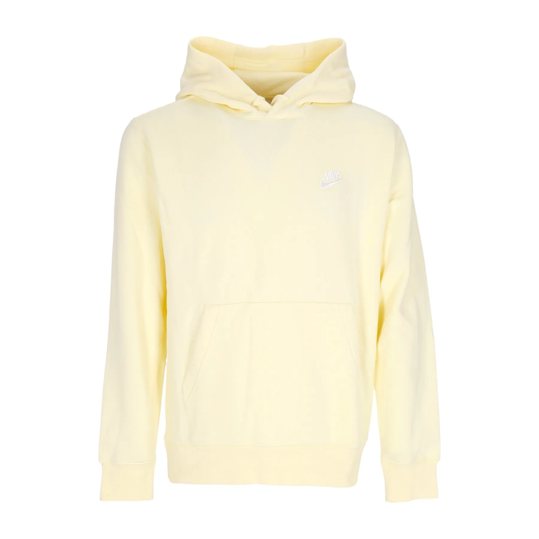Felpa Cappuccio Uomo Sportswear Club Fleece Hoodie Alabaster/alabaster/white