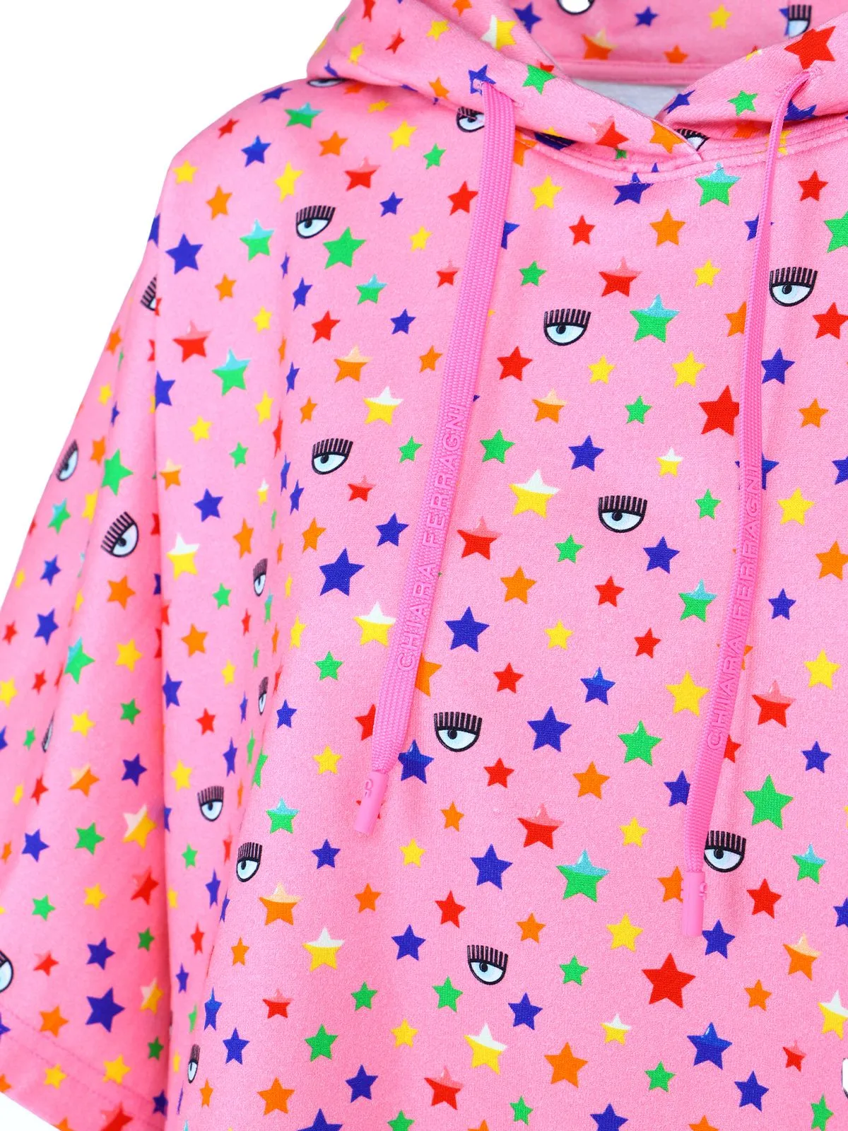 FELPA CROP CON STAMPA EYESTAR IN COTONE