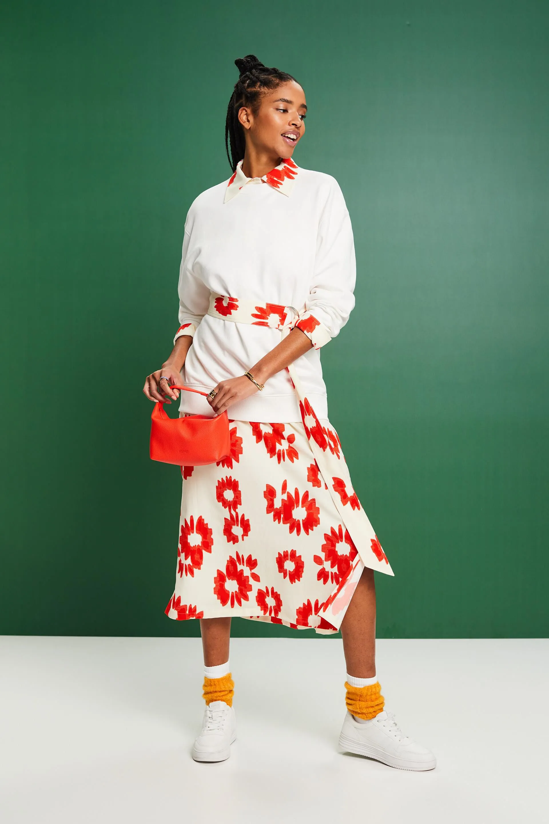 Felpa oversize con stampa