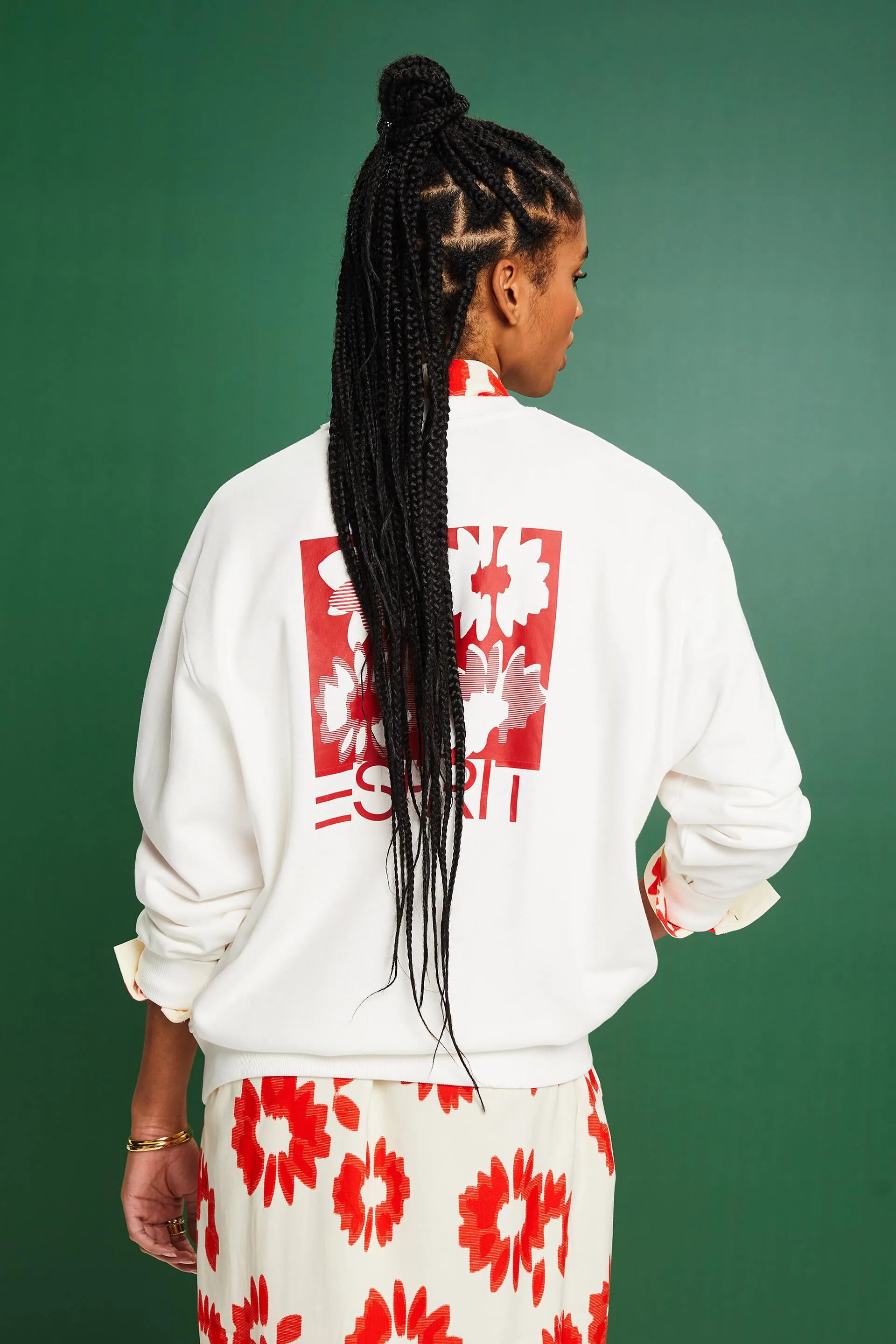 Felpa oversize con stampa