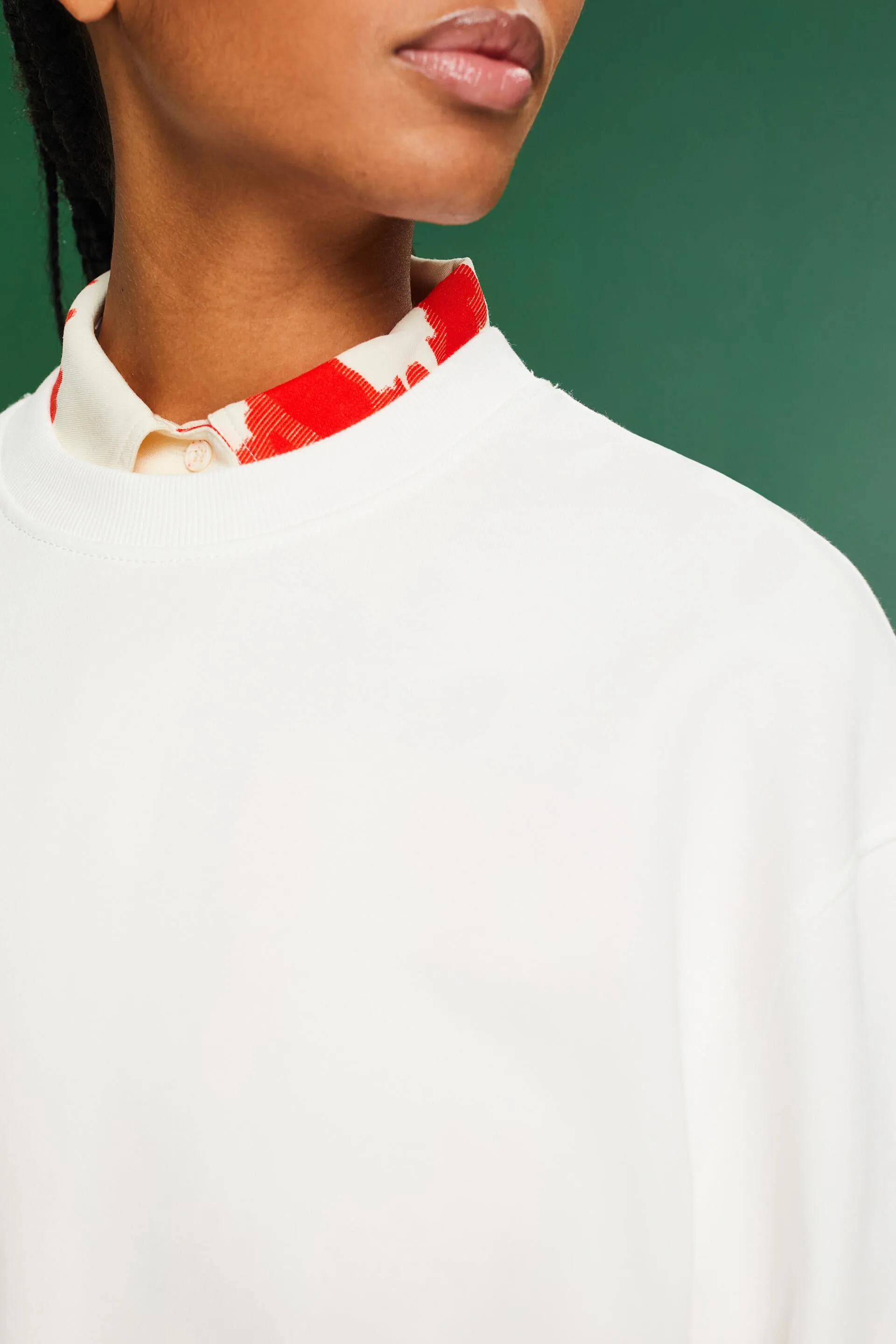Felpa oversize con stampa