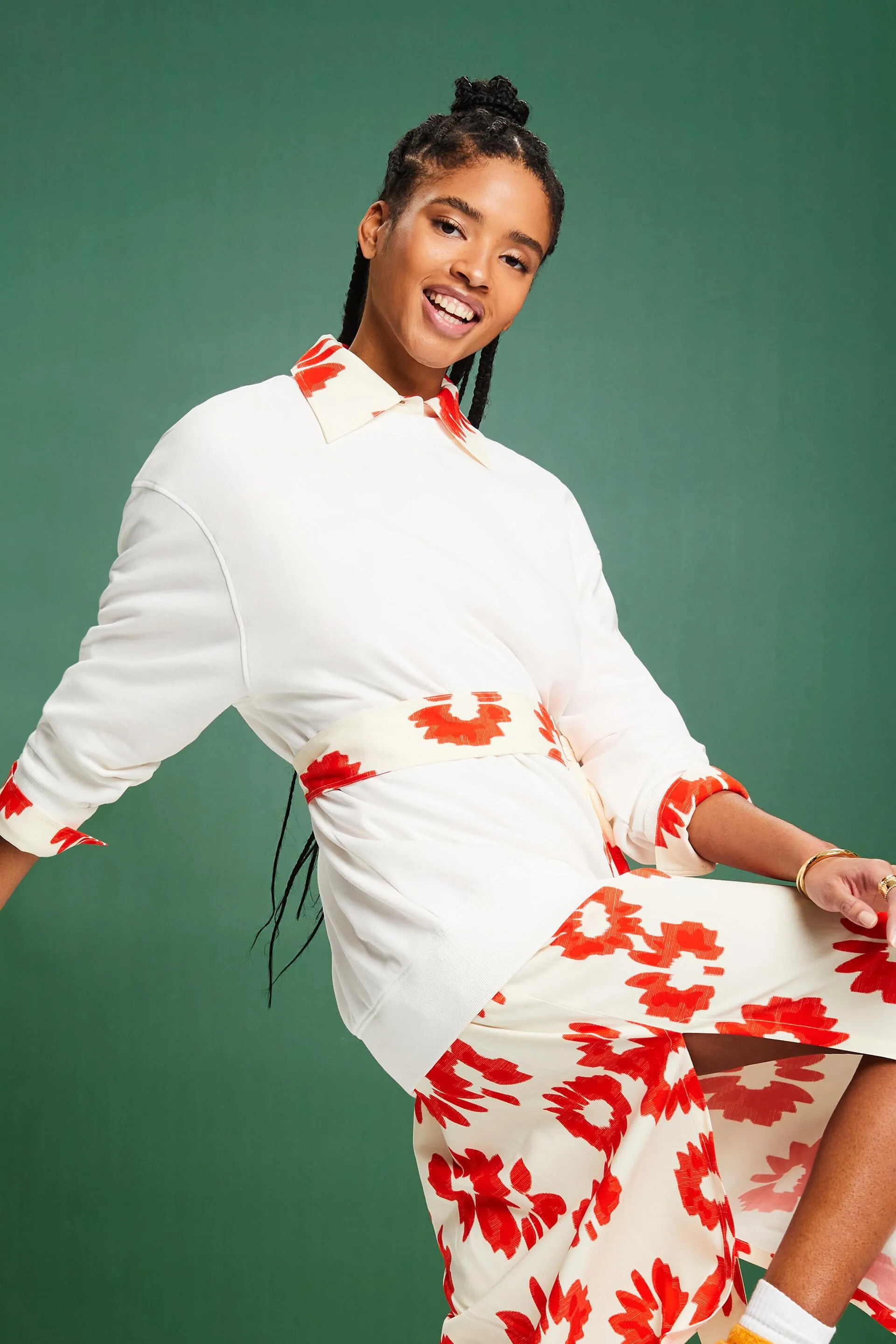 Felpa oversize con stampa