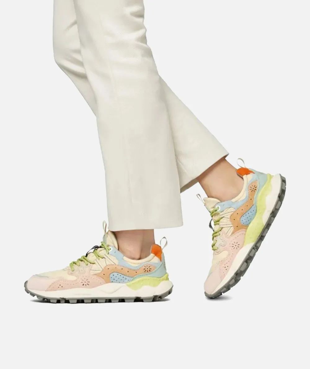 FLOWER MOUNTAIN DONNA--Sneakers in suede and technical fabric - YAMANO 3