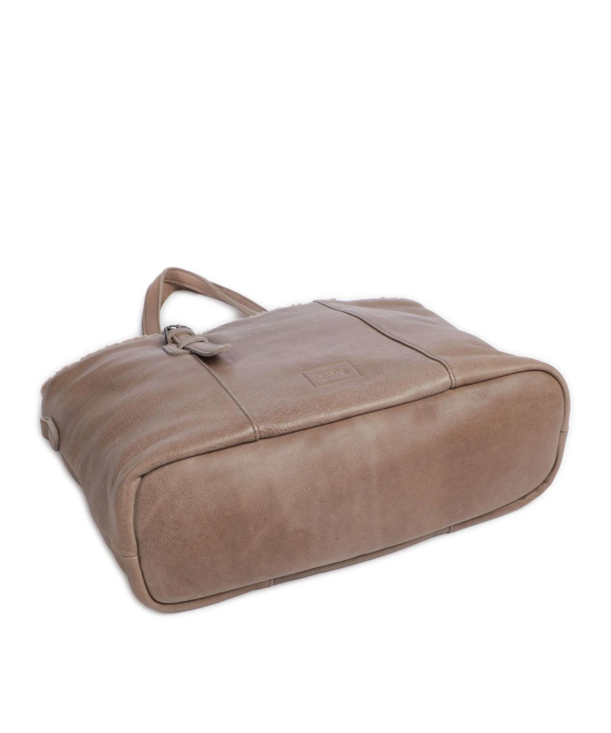  FredsBruder Inside Out Borsa shopper pelle granulata taupe  