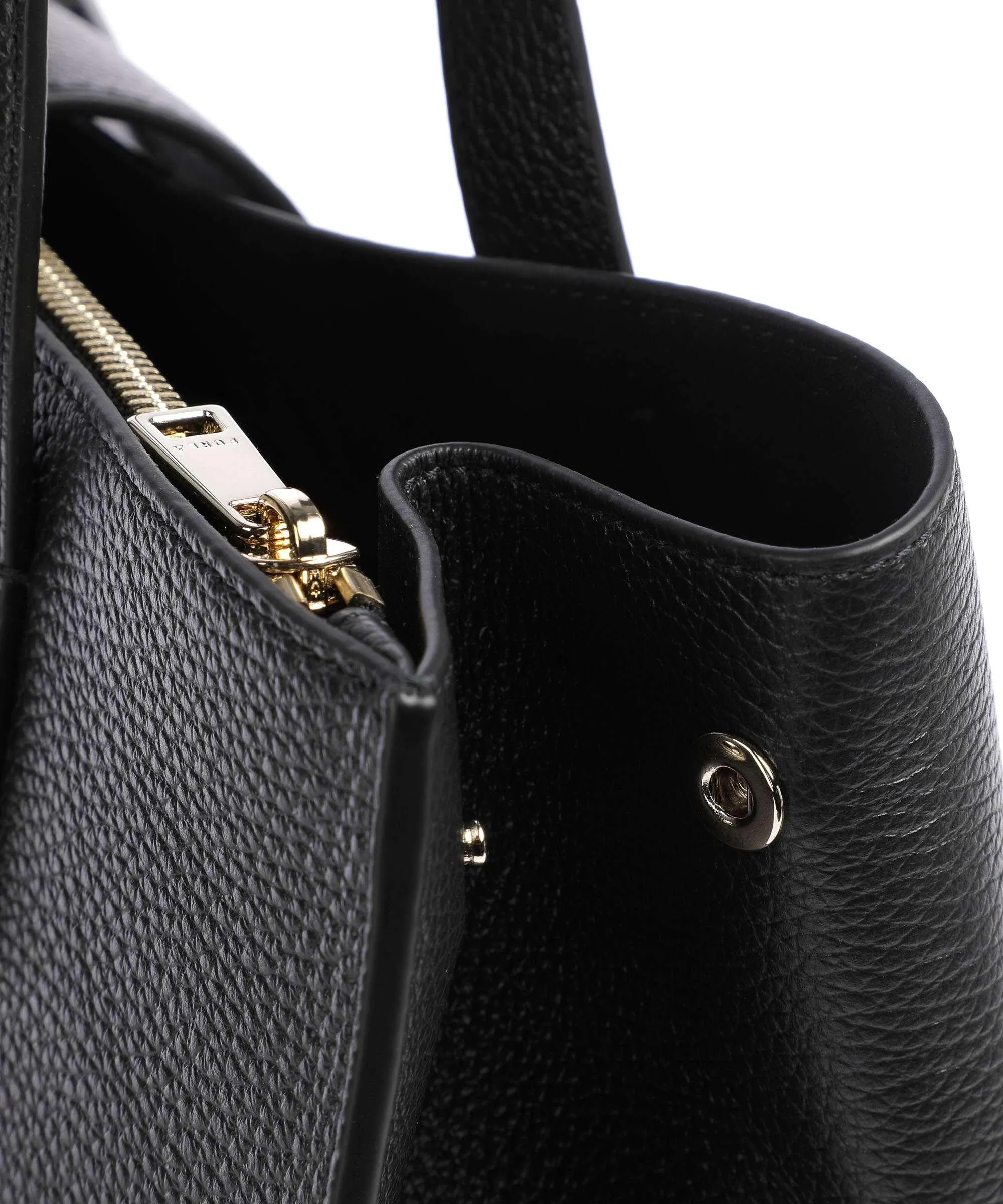  Furla 1927 L Borsa shopper pelle granulata nero  