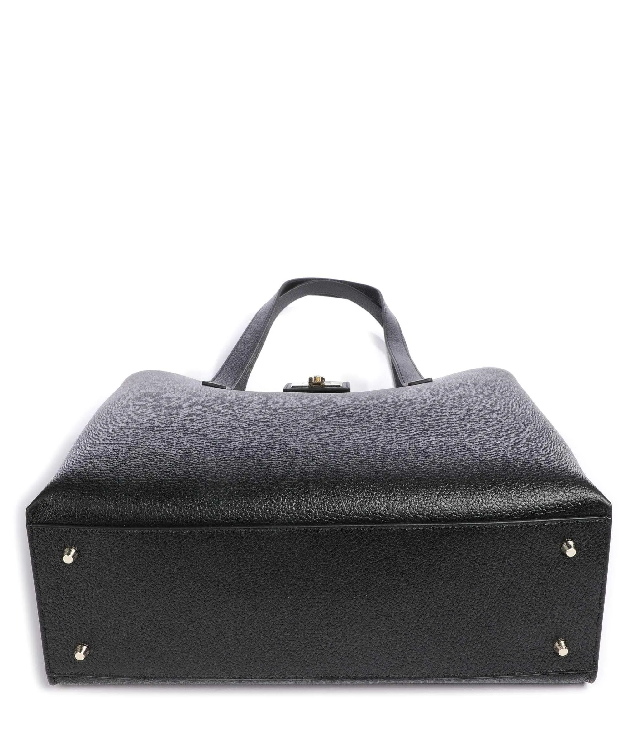  Furla 1927 L Borsa shopper pelle granulata nero  