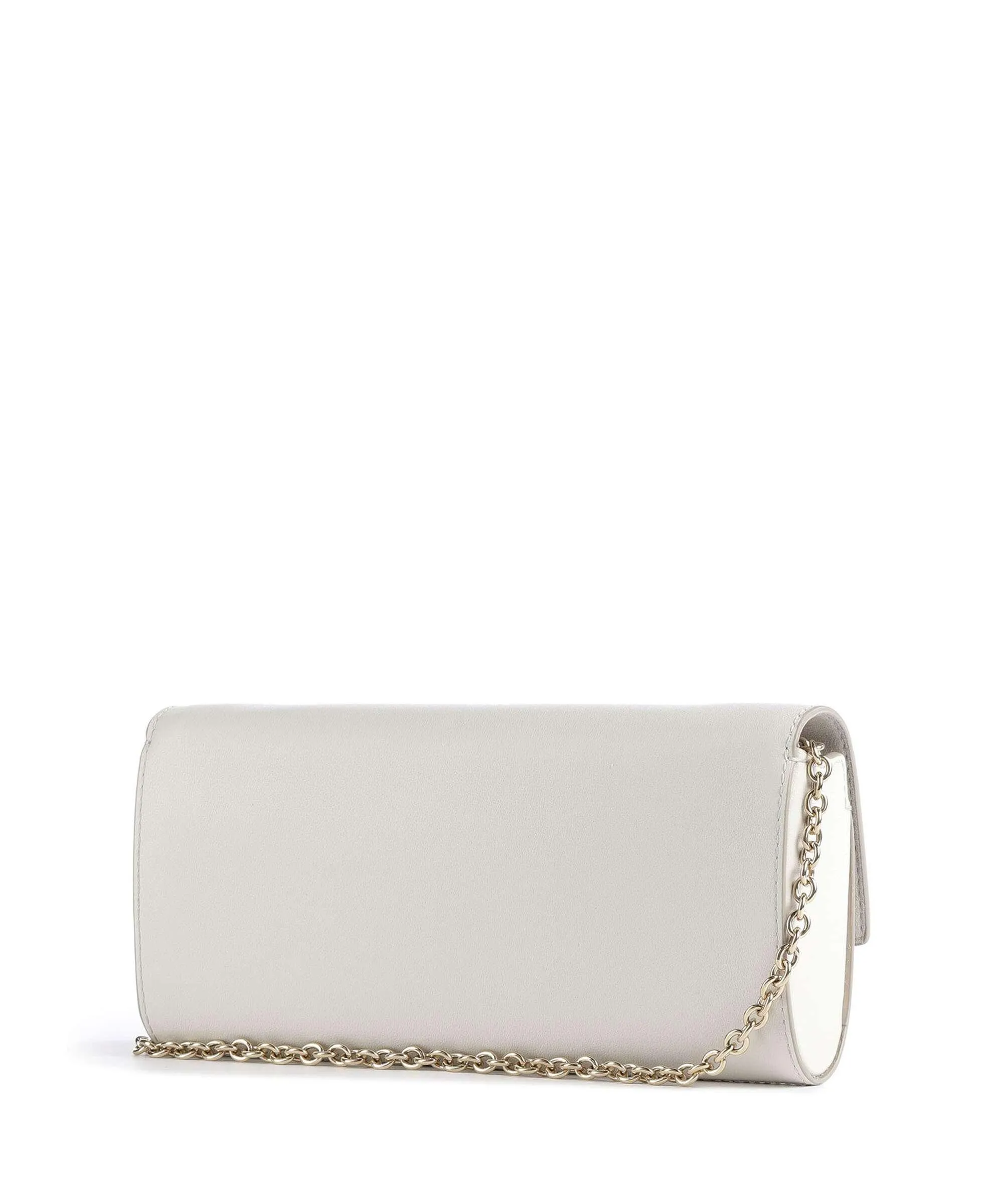  Furla Flow Mini Borsa a tracolla pelle a grana fine avorio  