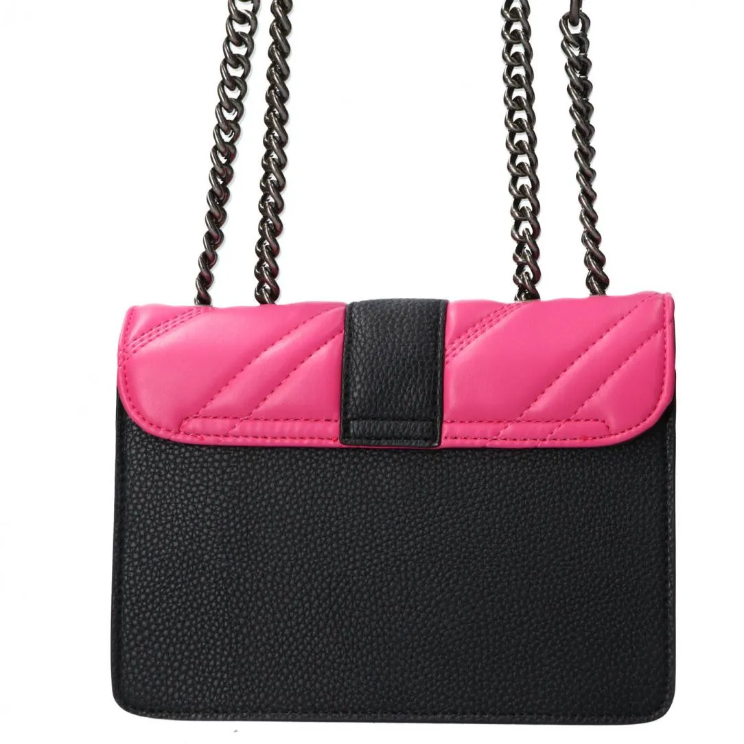 GBADP3771 MINI SHOULDER STRAP Nero fucsia