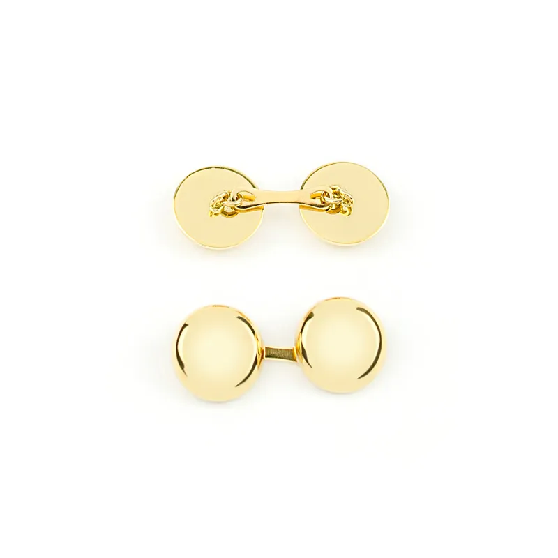 Gemelli da polso per camicia uomo in oro giallo