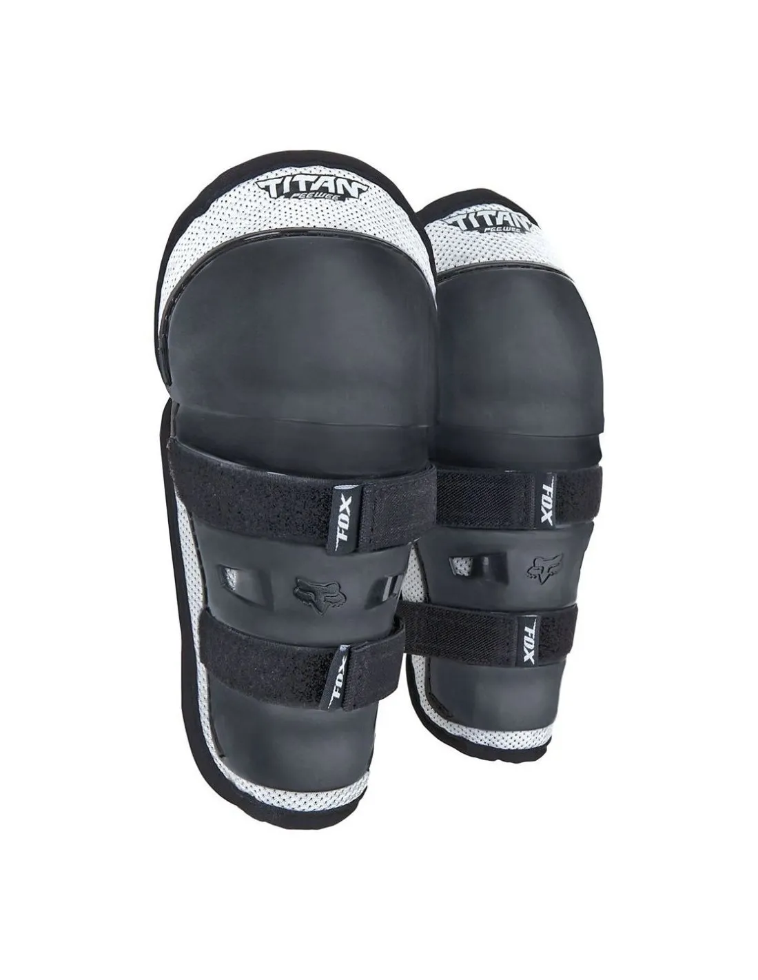 Ginocchiere / Parastinchi Fox Peewee Titan Jr Nero / Argento