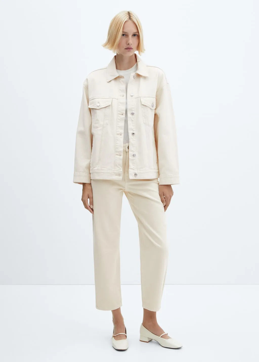 Giubbotto denim oversize
