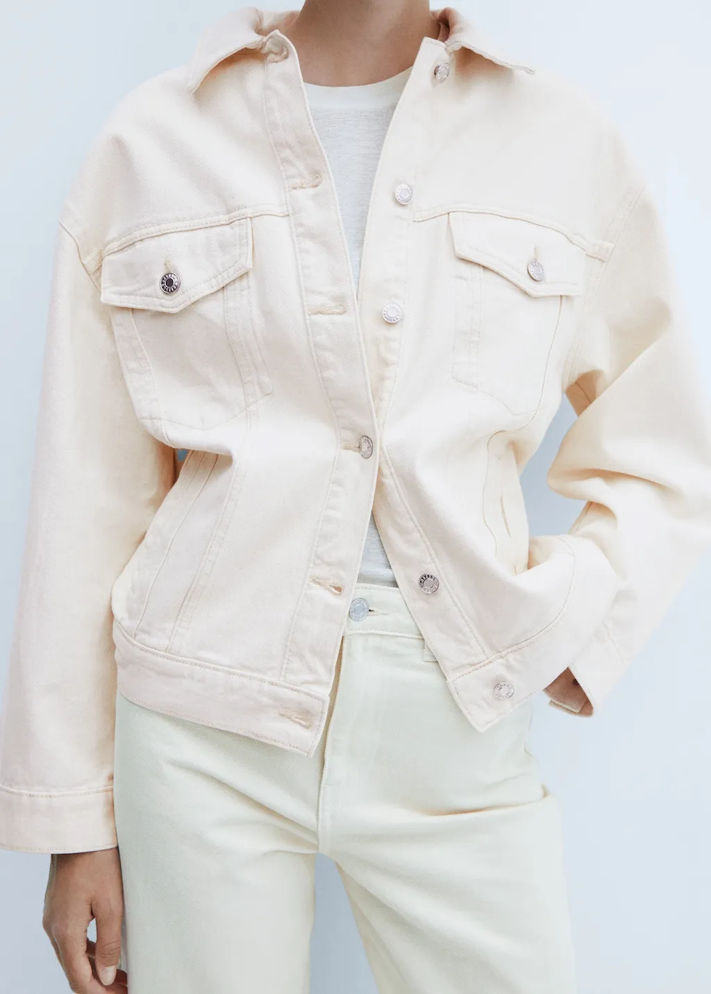 Giubbotto denim oversize