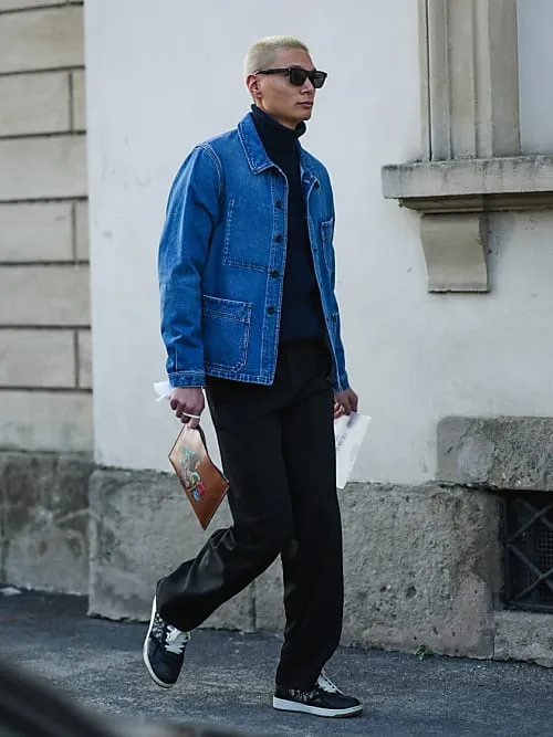 giubbotto jeans uomo