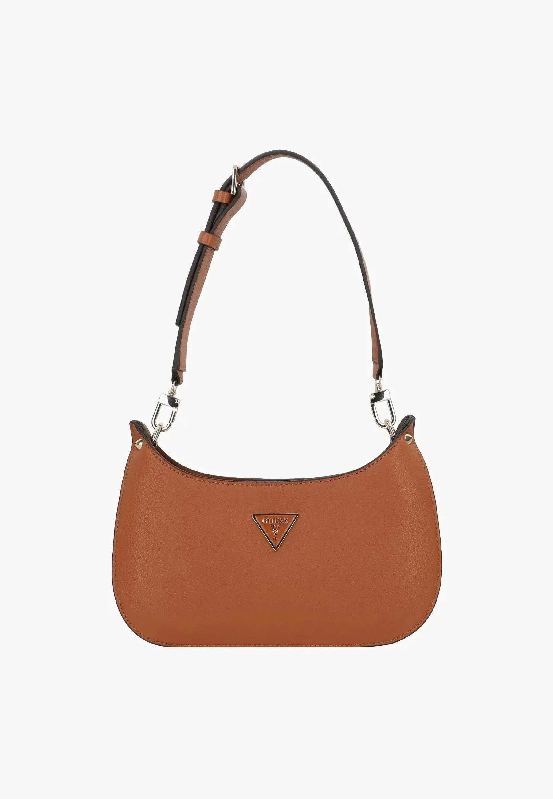 GUESS Meridian Mini Borsa Shoulder Donna Cognac Marrone BG877872