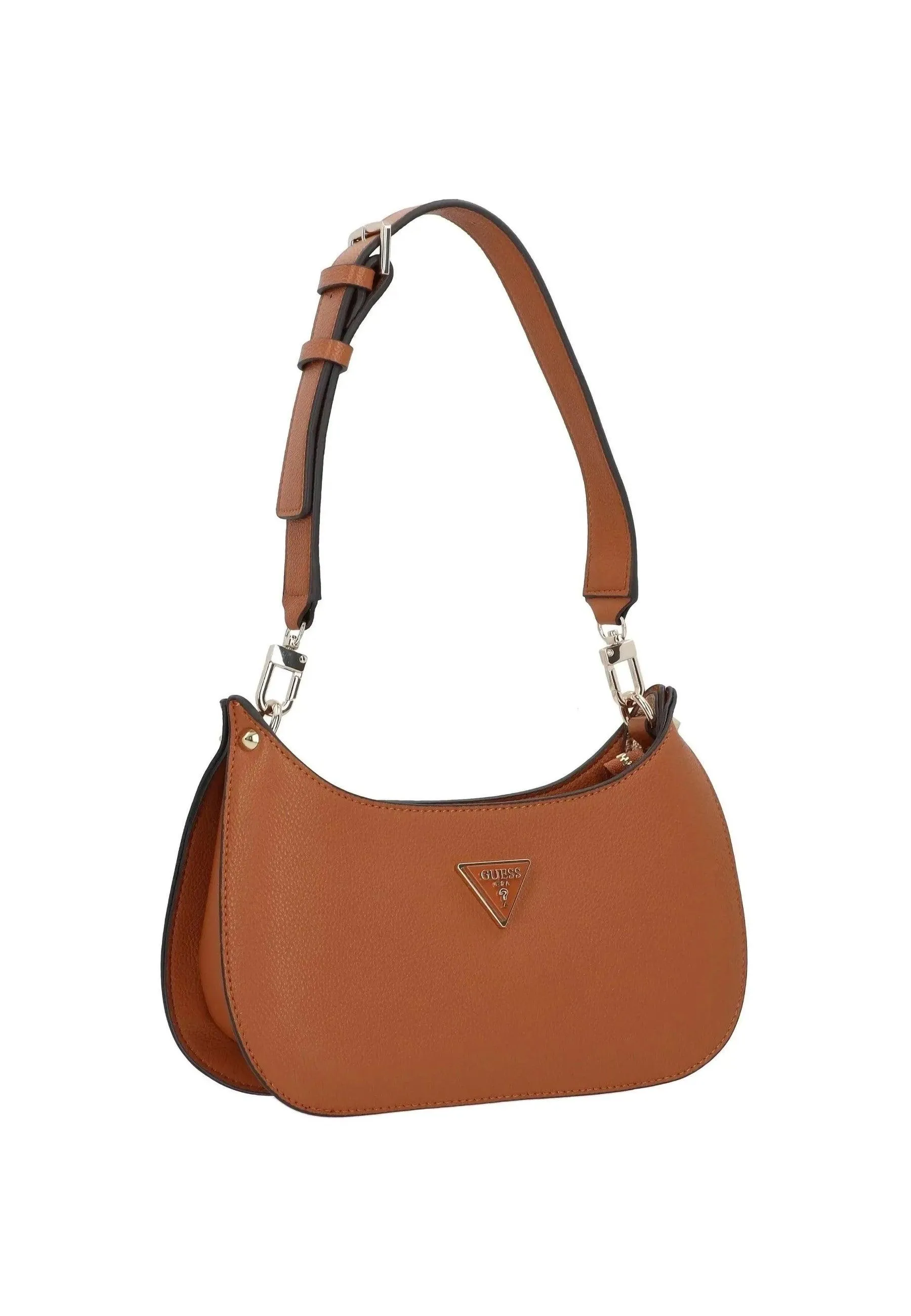 GUESS Meridian Mini Borsa Shoulder Donna Cognac Marrone BG877872