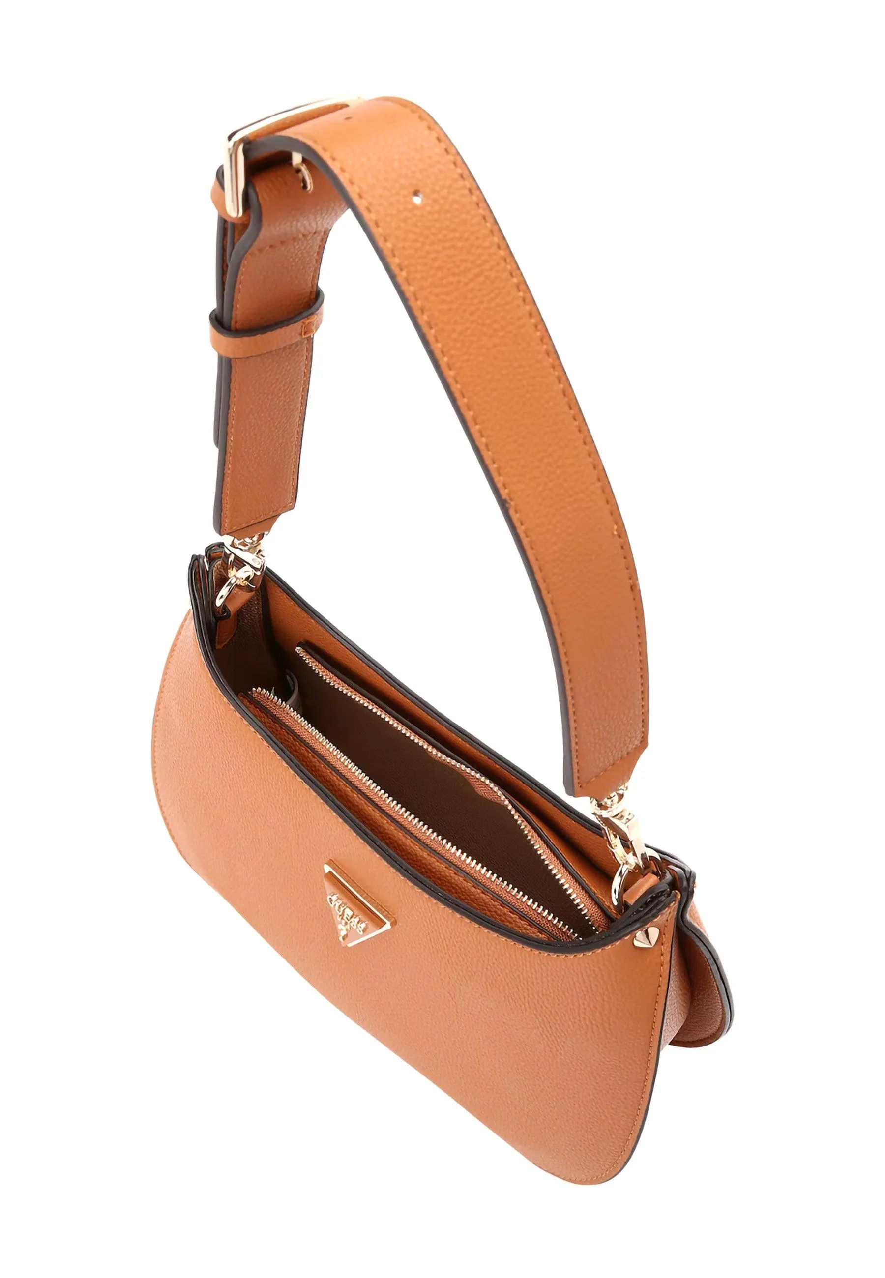 GUESS Meridian Mini Borsa Shoulder Donna Cognac Marrone BG877872