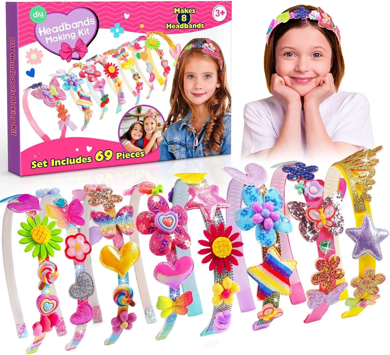HappyKidsClub Giochi Bambina 4 5 6 7 8 9 10 Anni Femmina, Regalo Bambina 5-10 Anni Femmina Lavoretti Creativi per Bambini Ragazz