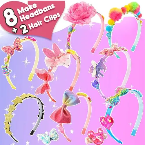 HappyKidsClub Giochi Bambina 4 5 6 7 8 9 10 Anni Femmina, Regalo Bambina 5-10 Anni Femmina Lavoretti Creativi per Bambini Ragazz