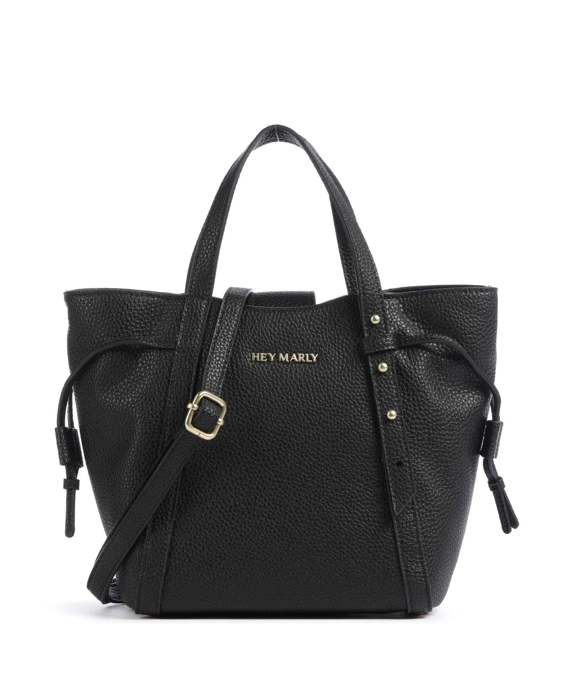  Hey Marly Pretty Wonder S Borsa a mano pelle granulata nero  