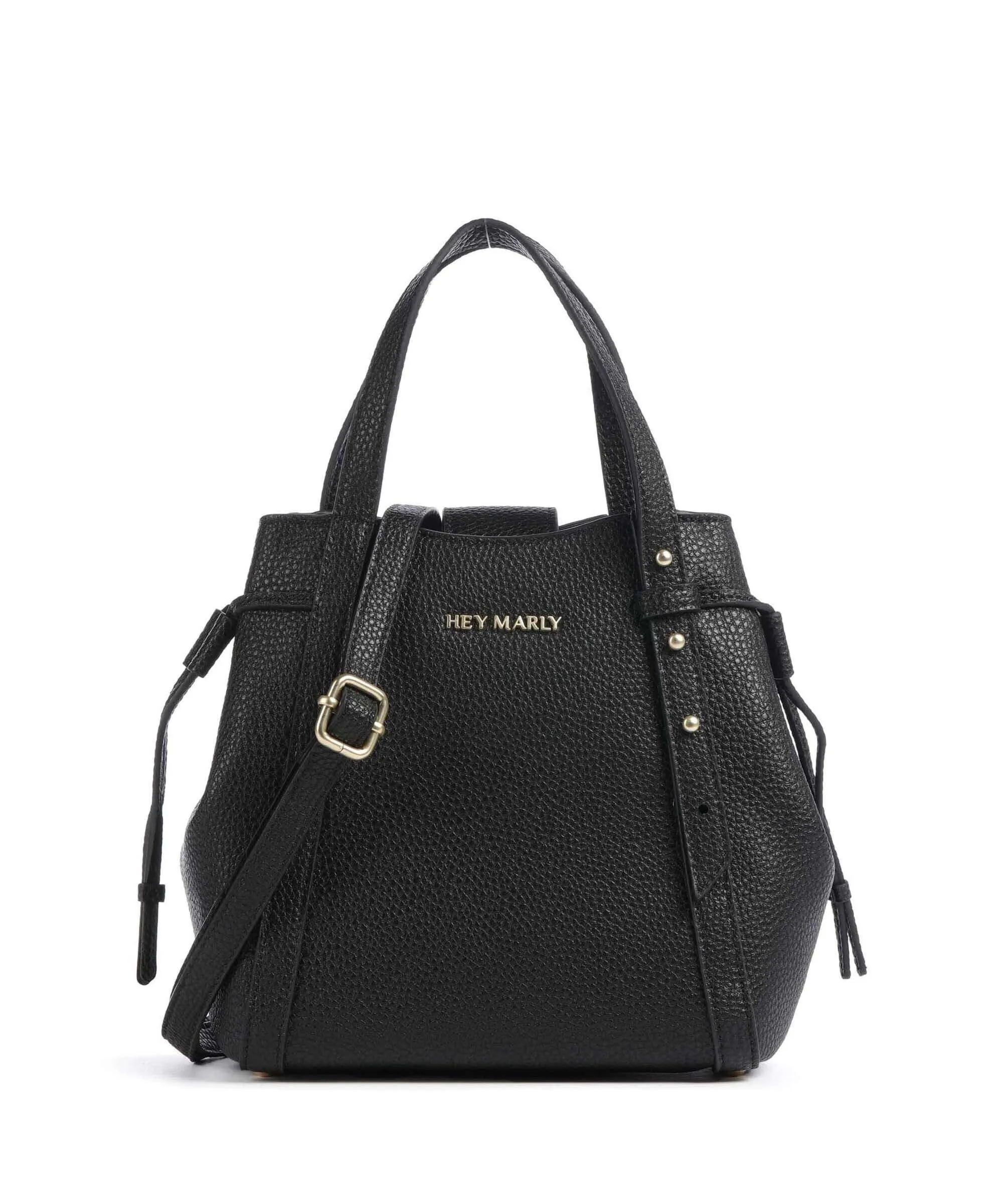  Hey Marly Pretty Wonder S Borsa a mano pelle granulata nero  