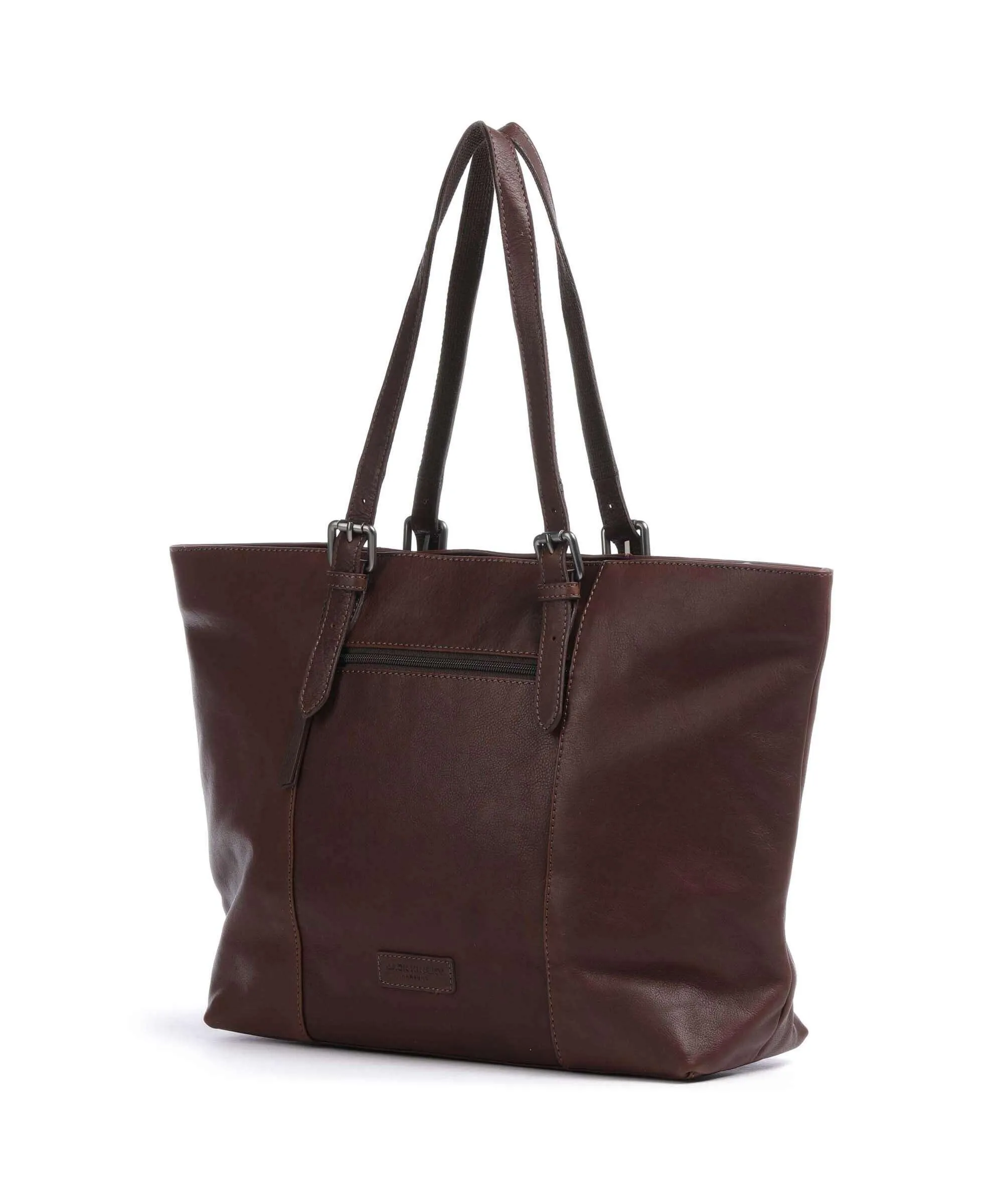  Jack Kinsky Montreal 25N Borsa shopper pelle granulata marrone scuro  