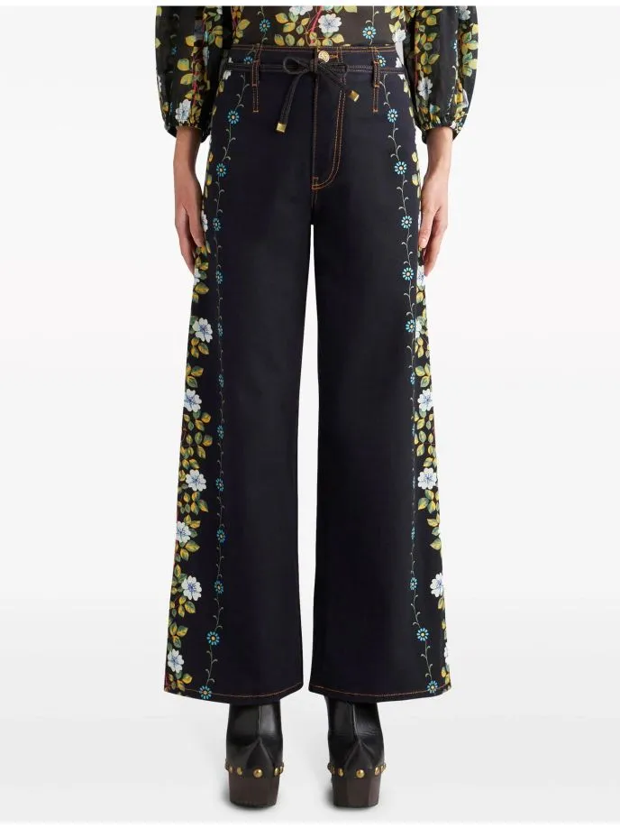 Jeans con stampa