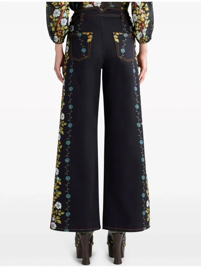Jeans con stampa