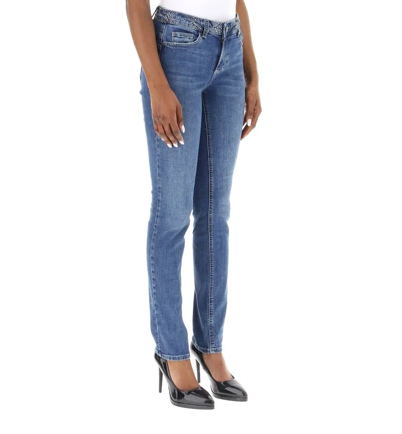 Jeans con strass