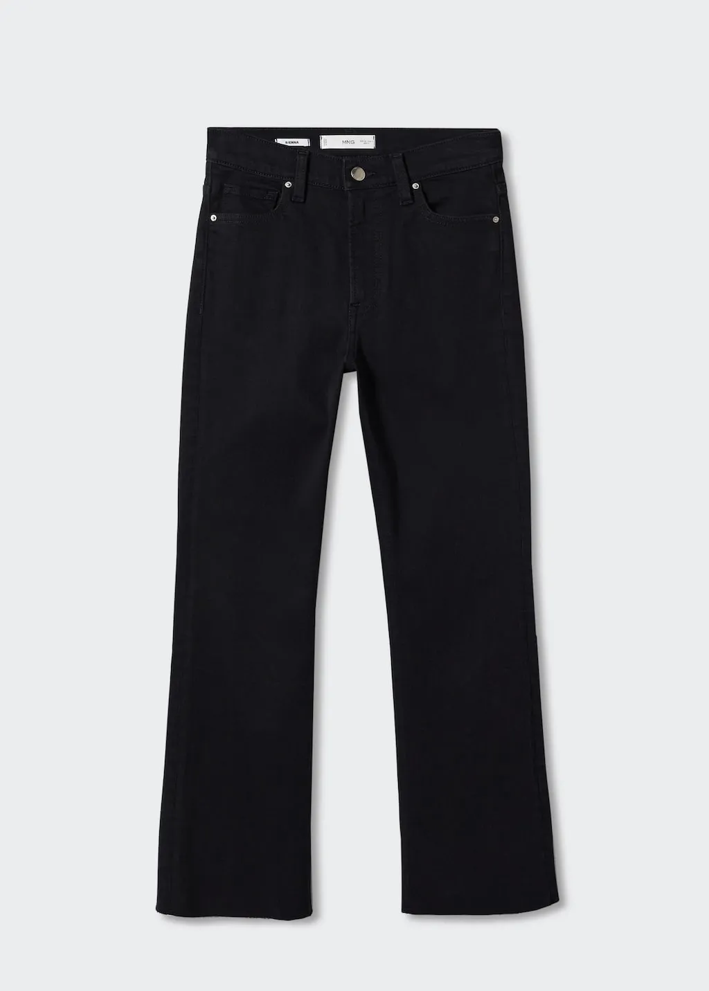 Jeans flare crop